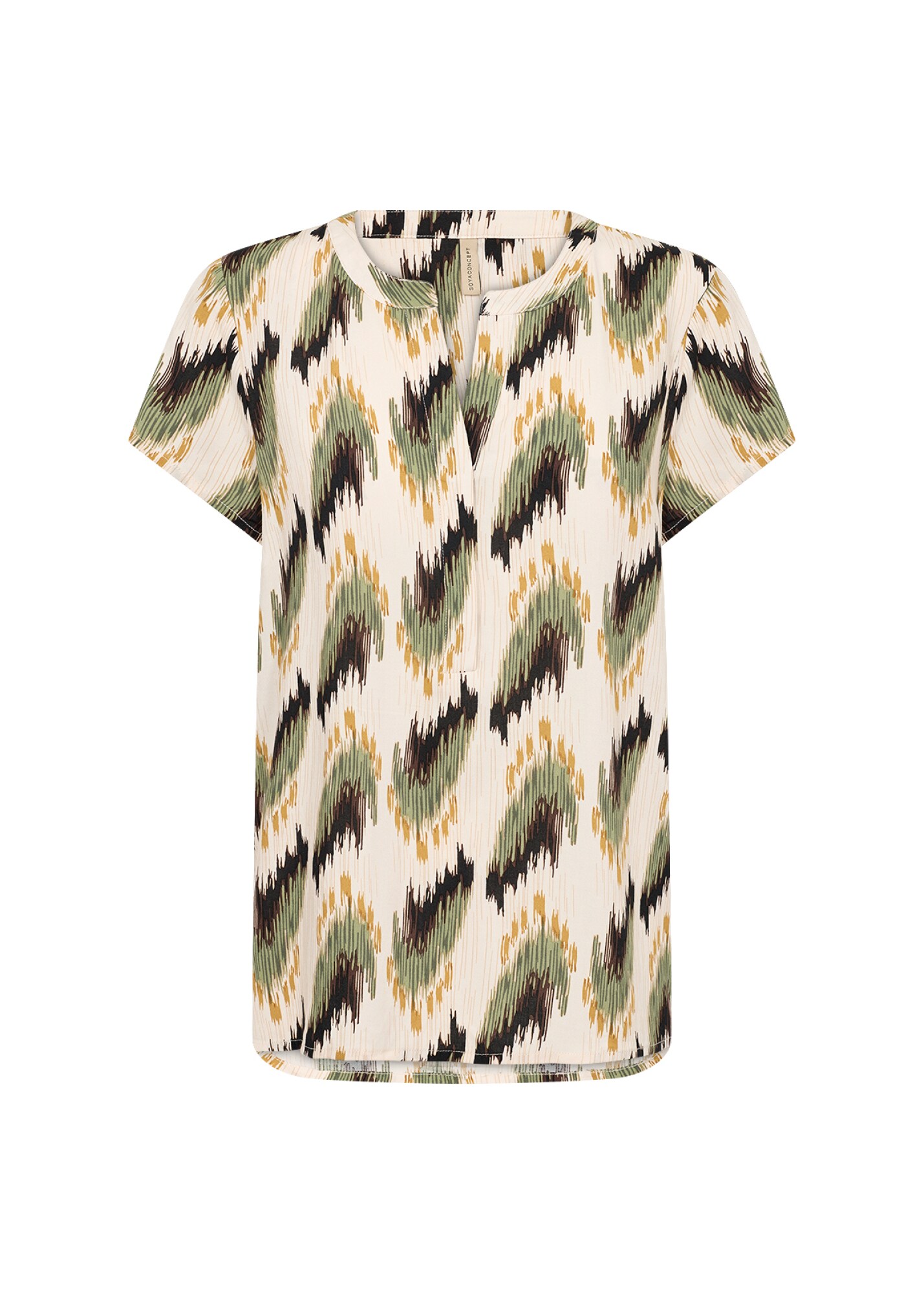 Soyaconcept Bluză ROSILDA 1  nisipiu / galben curry / verde / negru