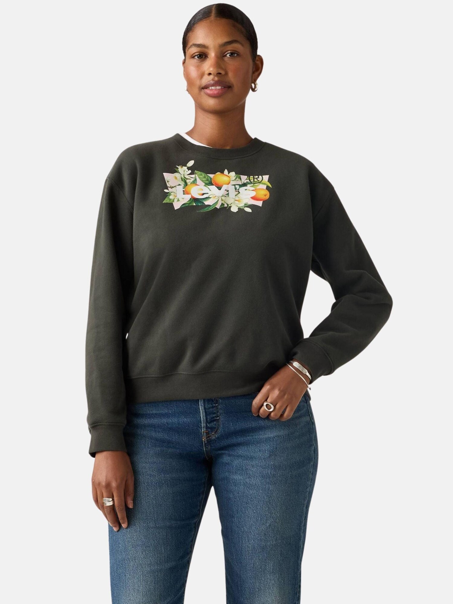 LEVI'S ® Sudadera 'LEVI'S GR EVERYDAY CREW CREW FELPA' negro – imagen 2