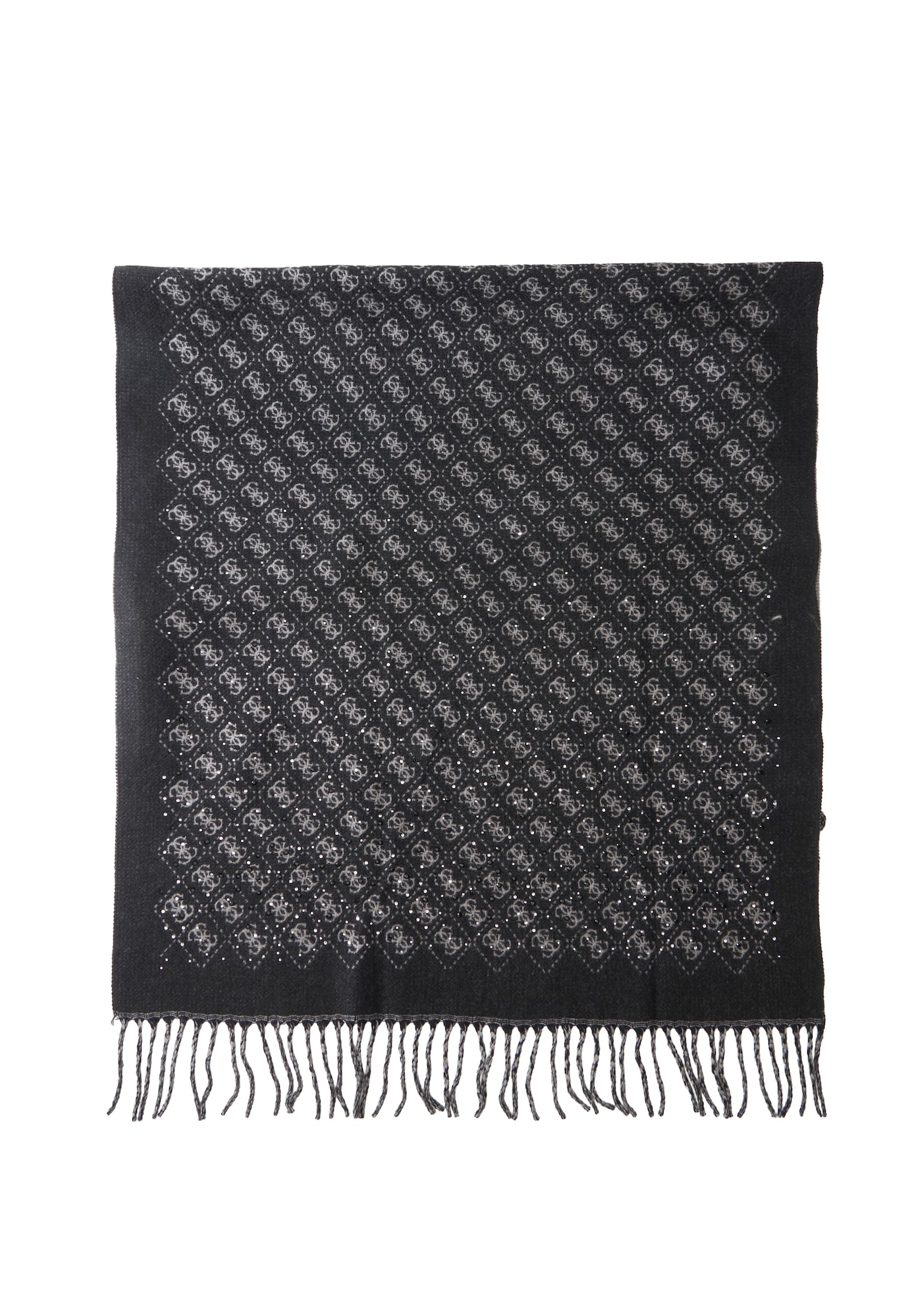 GUESS Fular gri / negru
