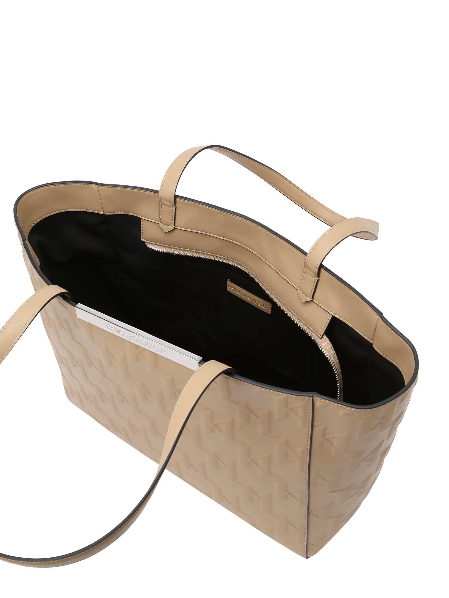 Karl Lagerfeld Shopper 'ARCHIVE BARRE' kapučíno (obrázok 4)