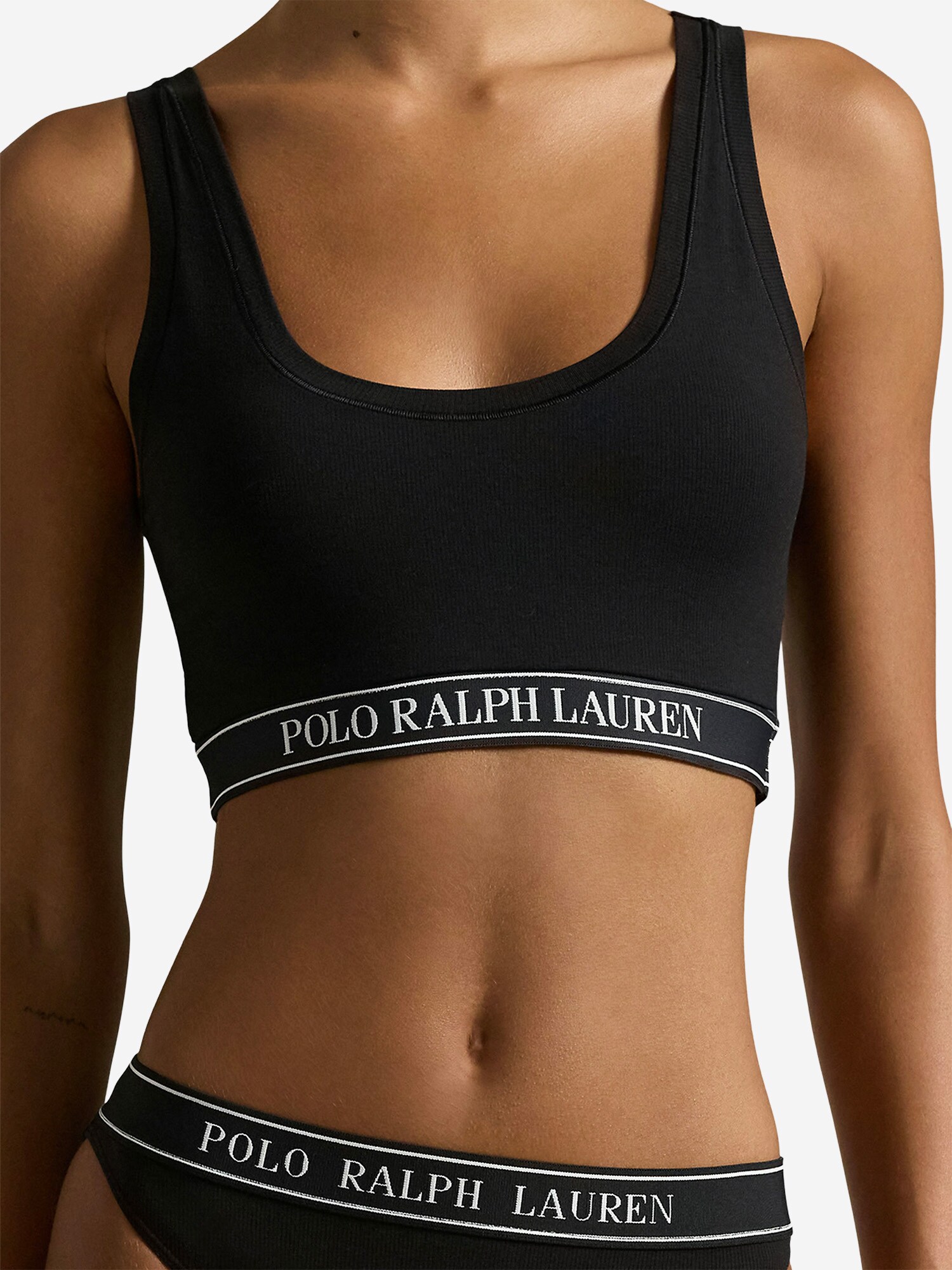 Thumbnail - Polo Ralph Lauren Bustier Built Up Bralette - Polo Essentials
