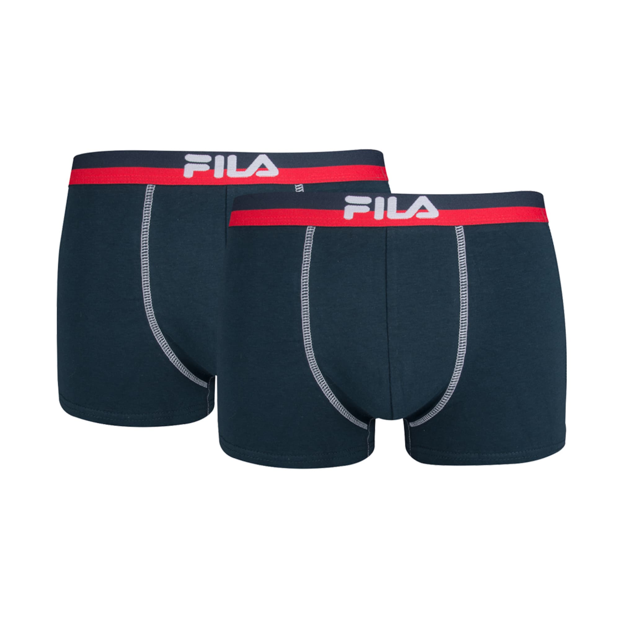 FILA Sporta apakšbikses tumši zils / gaiši pelēks / sarkans