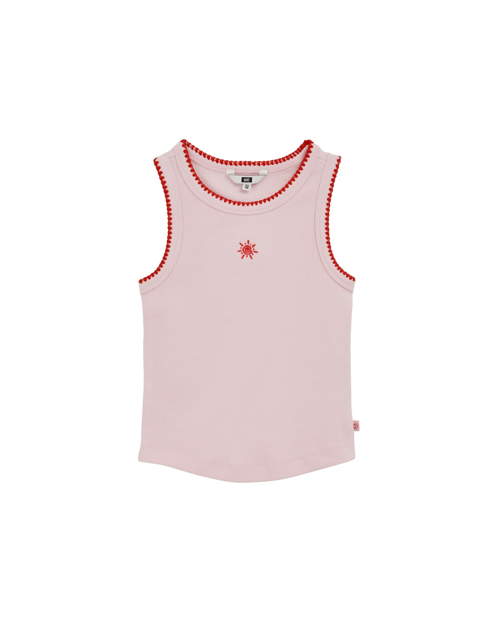 WE Fashion Top  roz deschis / roșu intens