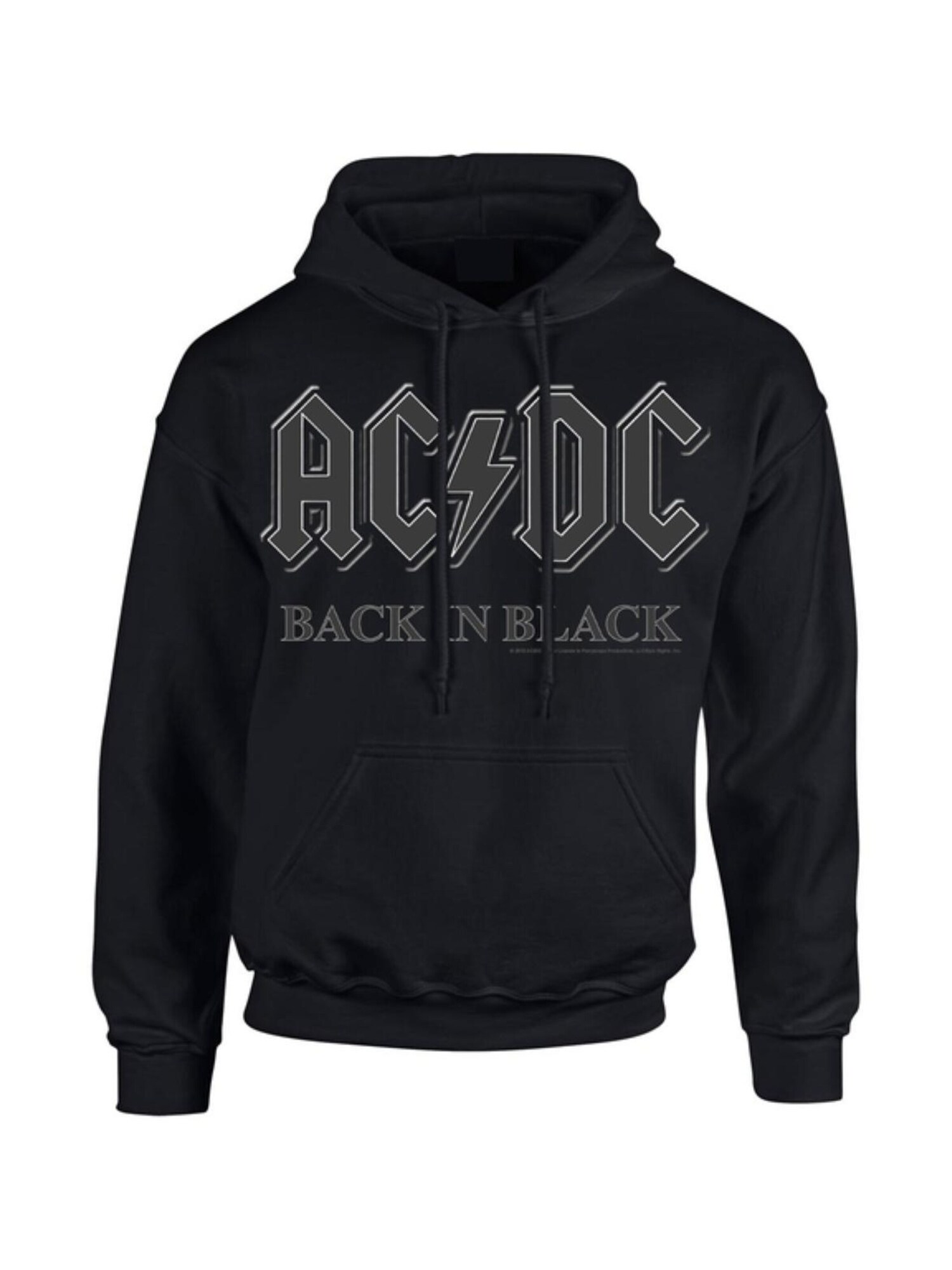 AC/DC Sudadera 'Ac/Dc Back In Black Mens Hoodie Kapuzenpullover' negro – imagen 3