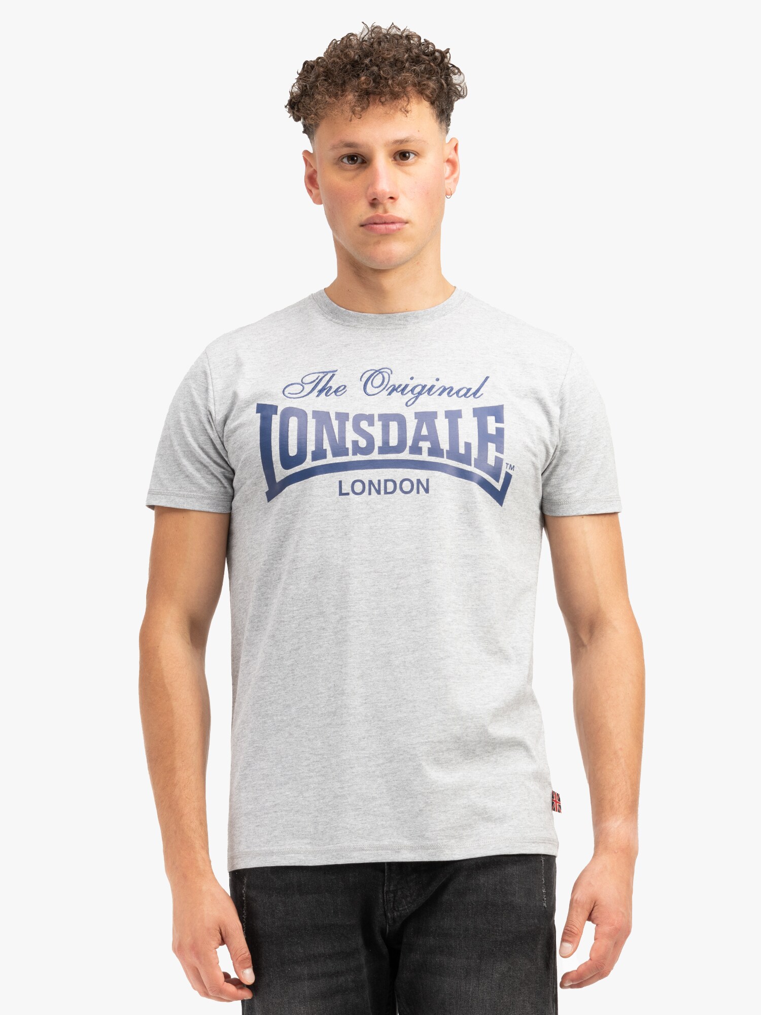 LONSDALE Póló 'Colsbrooke'  tengerészkék / szürke termék 2. képe