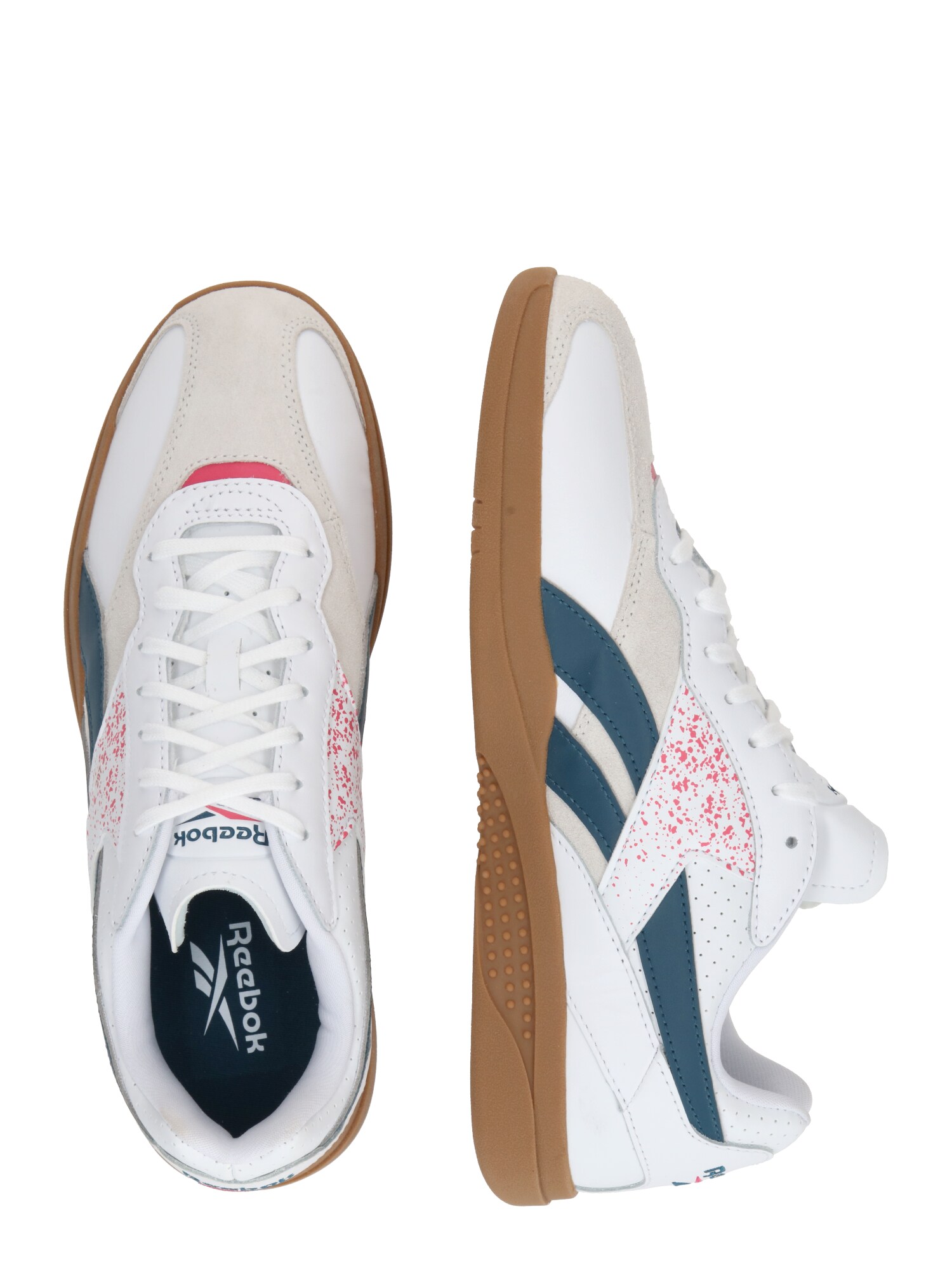 Reebok Rövid szárú sportcipők 'HAMMER STREET'  szürke / benzin / fehér termék 2. képe