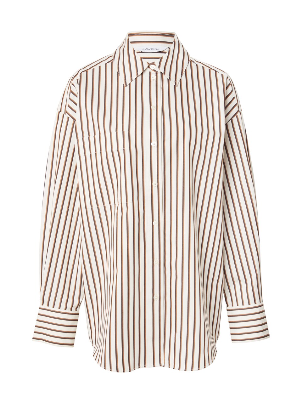Blus karamell / mörkbrun