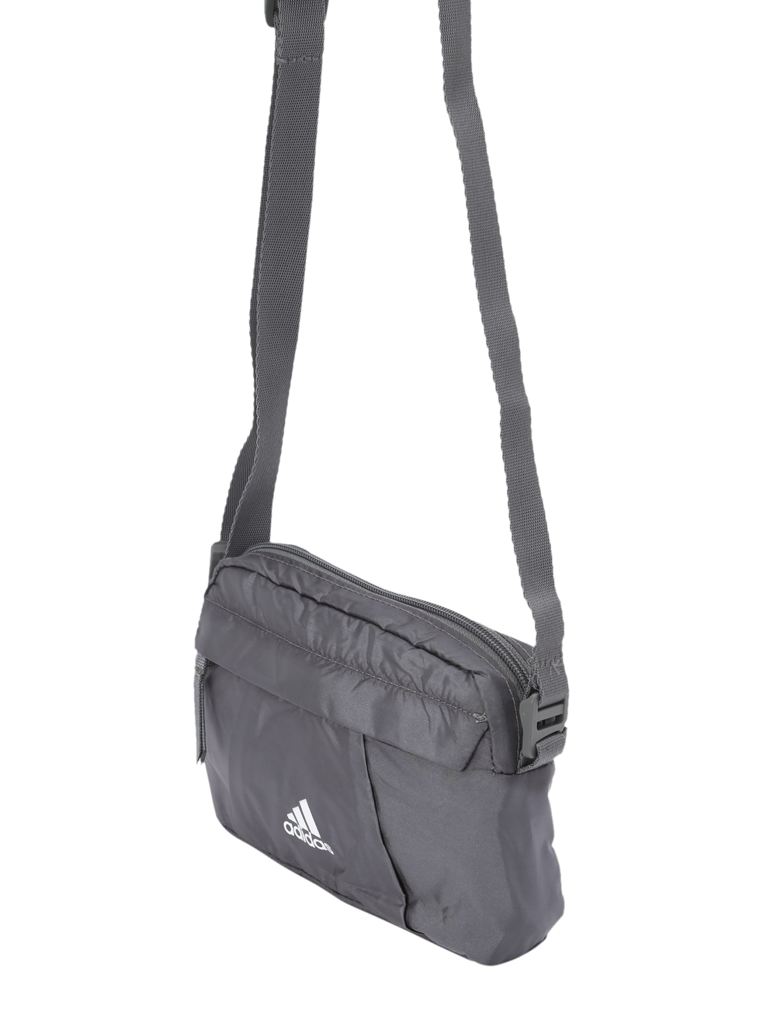 ADIDAS SPORTSWEAR Спортна чанта 'Glow'  антрацитно черно / бяло