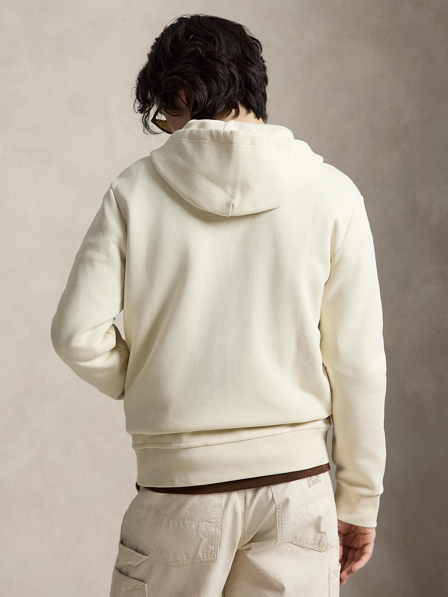 Polo Ralph Lauren Sudadera con cremallera  crema – imagen 4