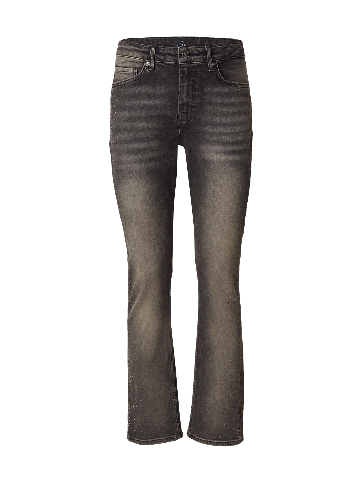 monari Kavbojke  črn denim