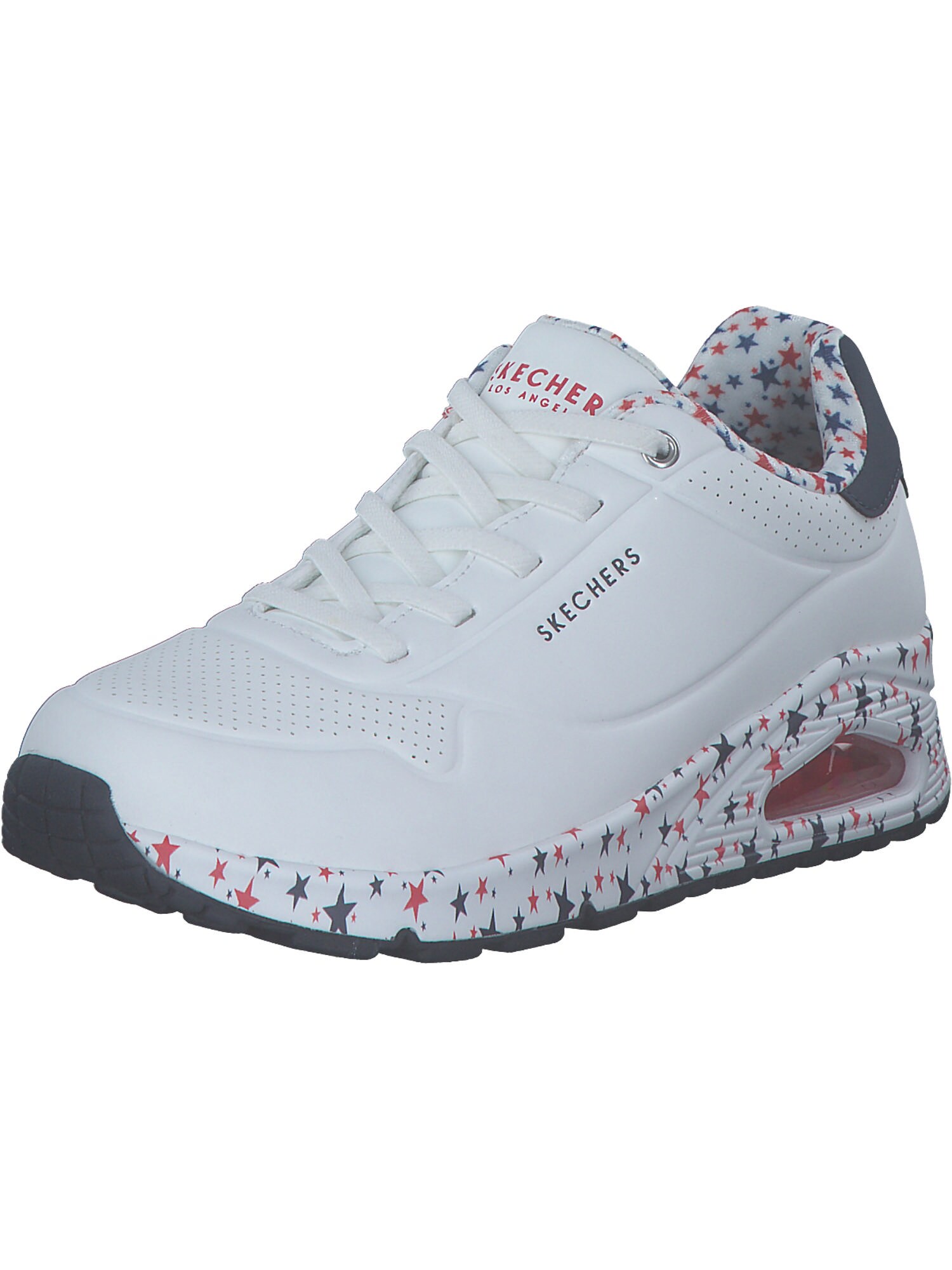 Skechers Sneakers Laag Marine / Donkerrood / Wit