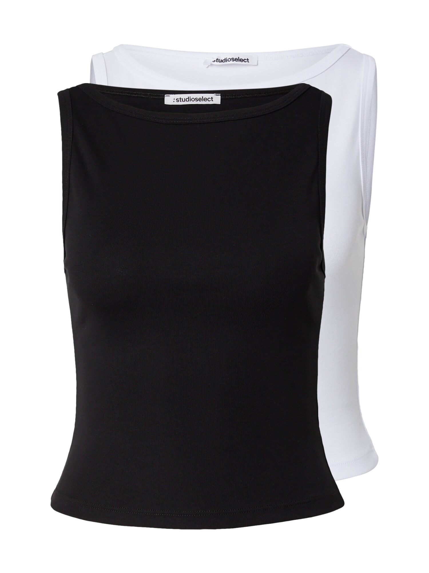 studioselect Top 'Nora'  čierna / biela