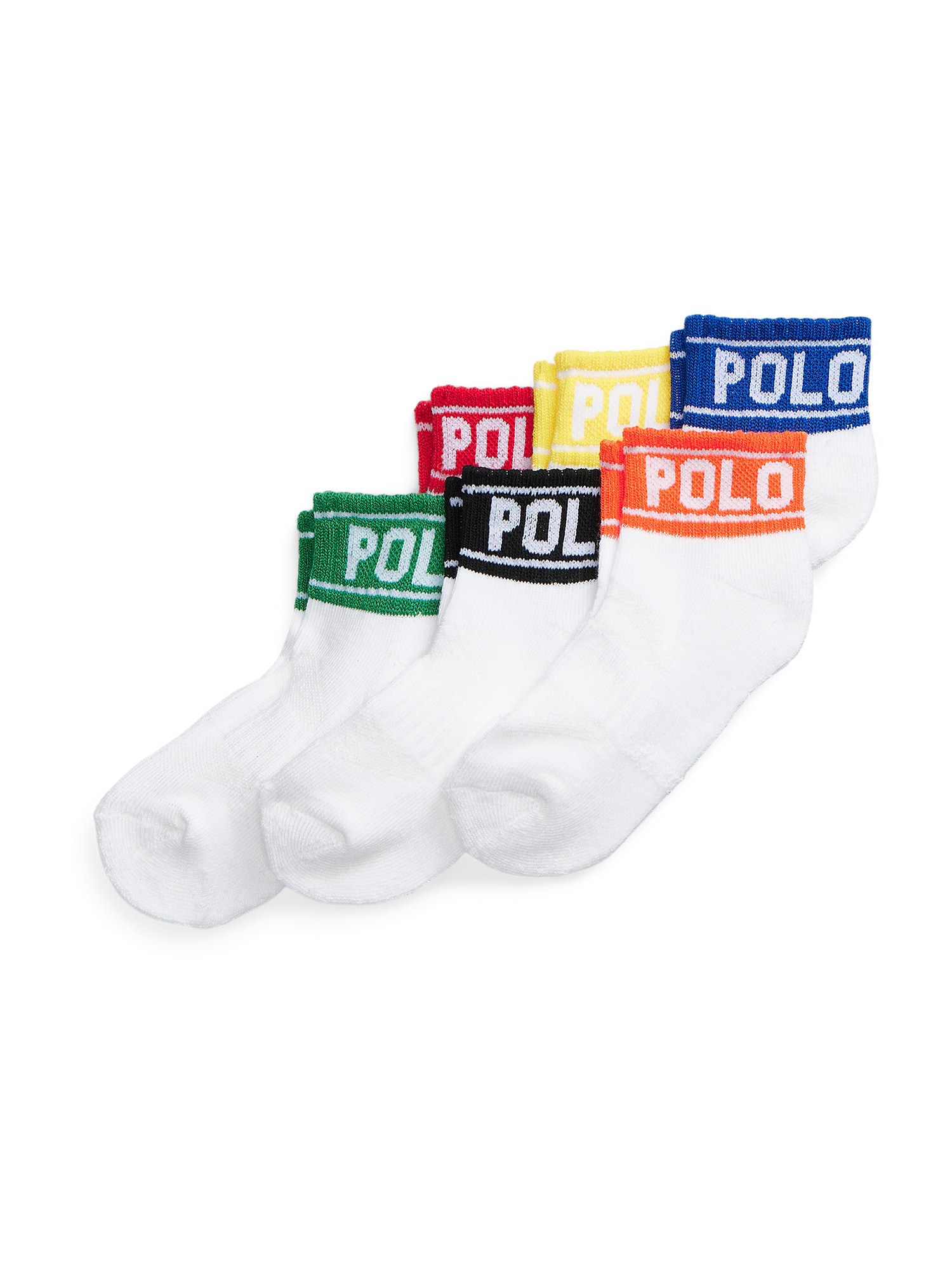 Polo Ralph Lauren Čarape  zelena / crvena / crna / bijela