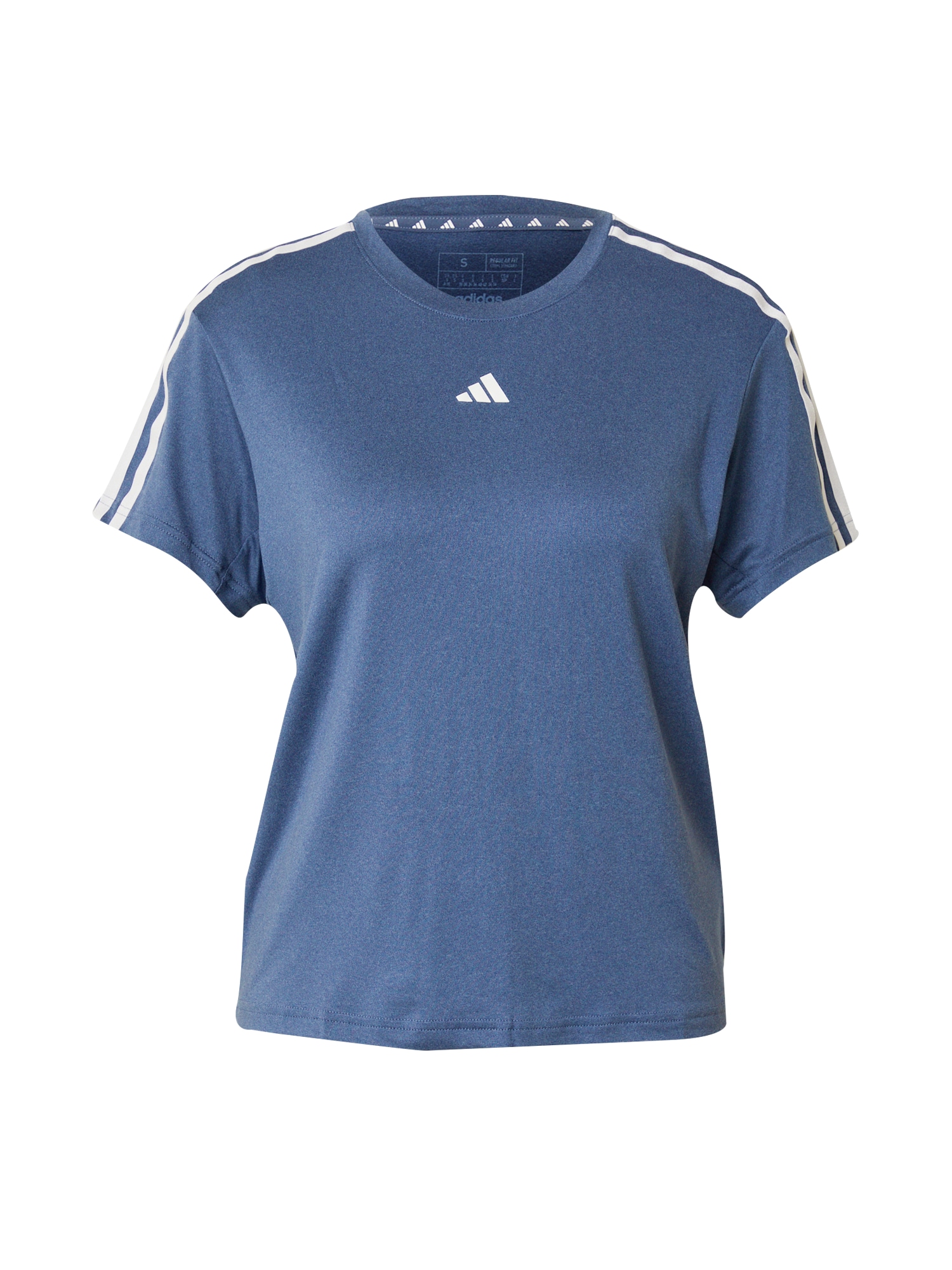 ADIDAS PERFORMANCE Sportiniai marškinėliai 'Train Essentials' melsvai pilka / balta