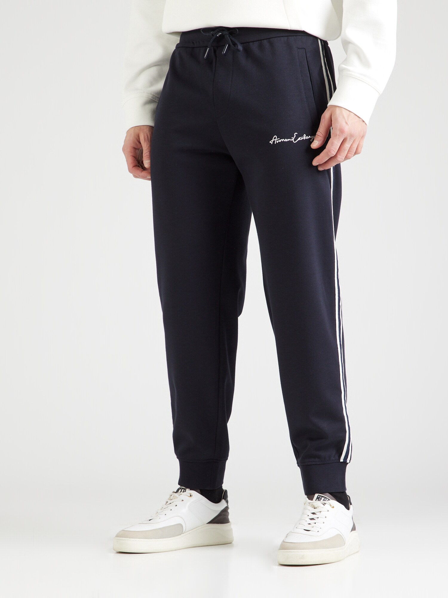 ARMANI EXCHANGE Nadrág  tengerészkék / fehér termék 2. képe
