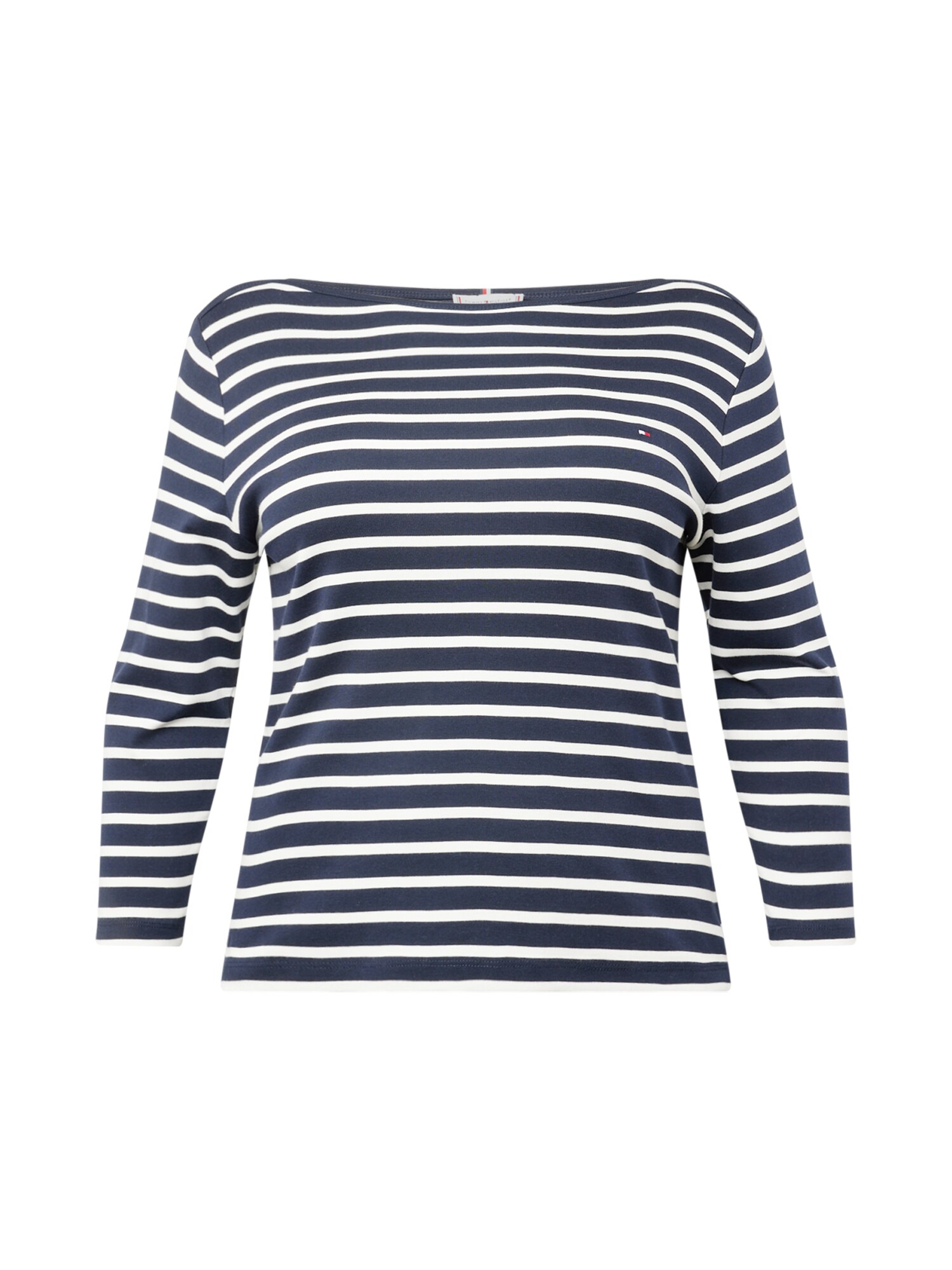 Tommy Hilfiger Curve Tričko 'New Cody'  námornícka modrá / biela