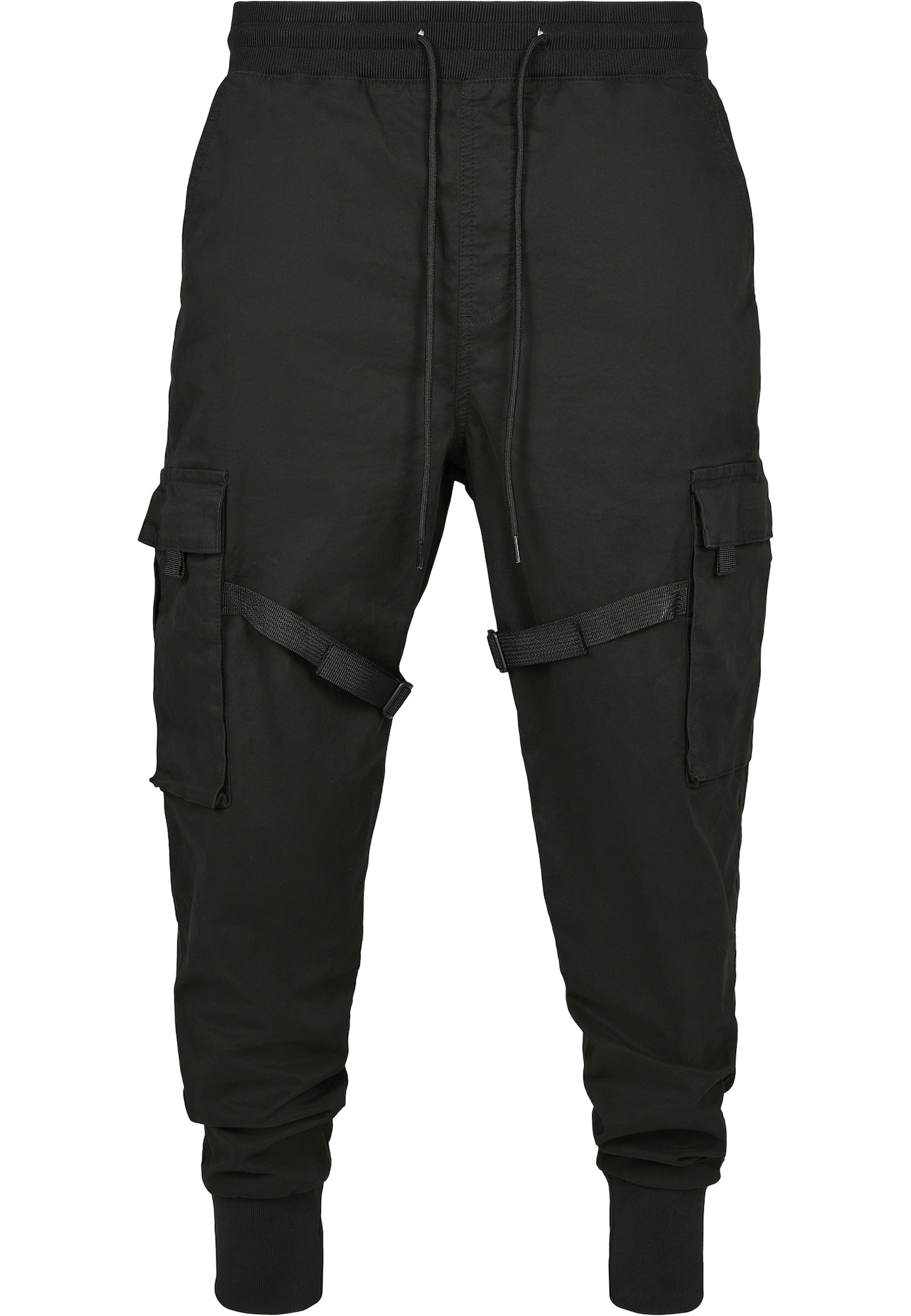 Urban Classics Laisvo stiliaus kelnės 'Tactical'  juoda
