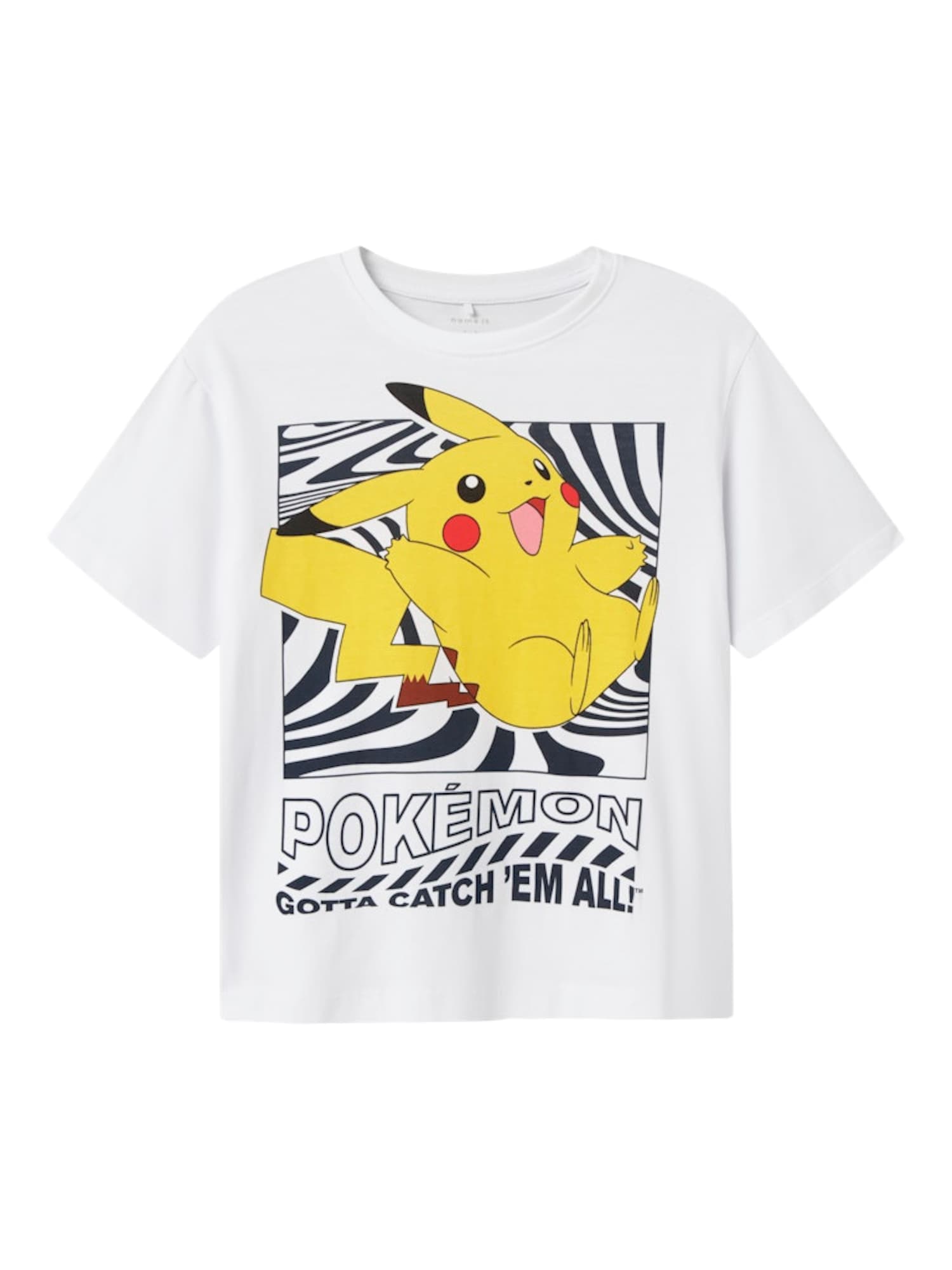 NAME IT Póló 'NKMJamish Pokemon'  sárga / piros / fekete / fehér akciós termékkép 1