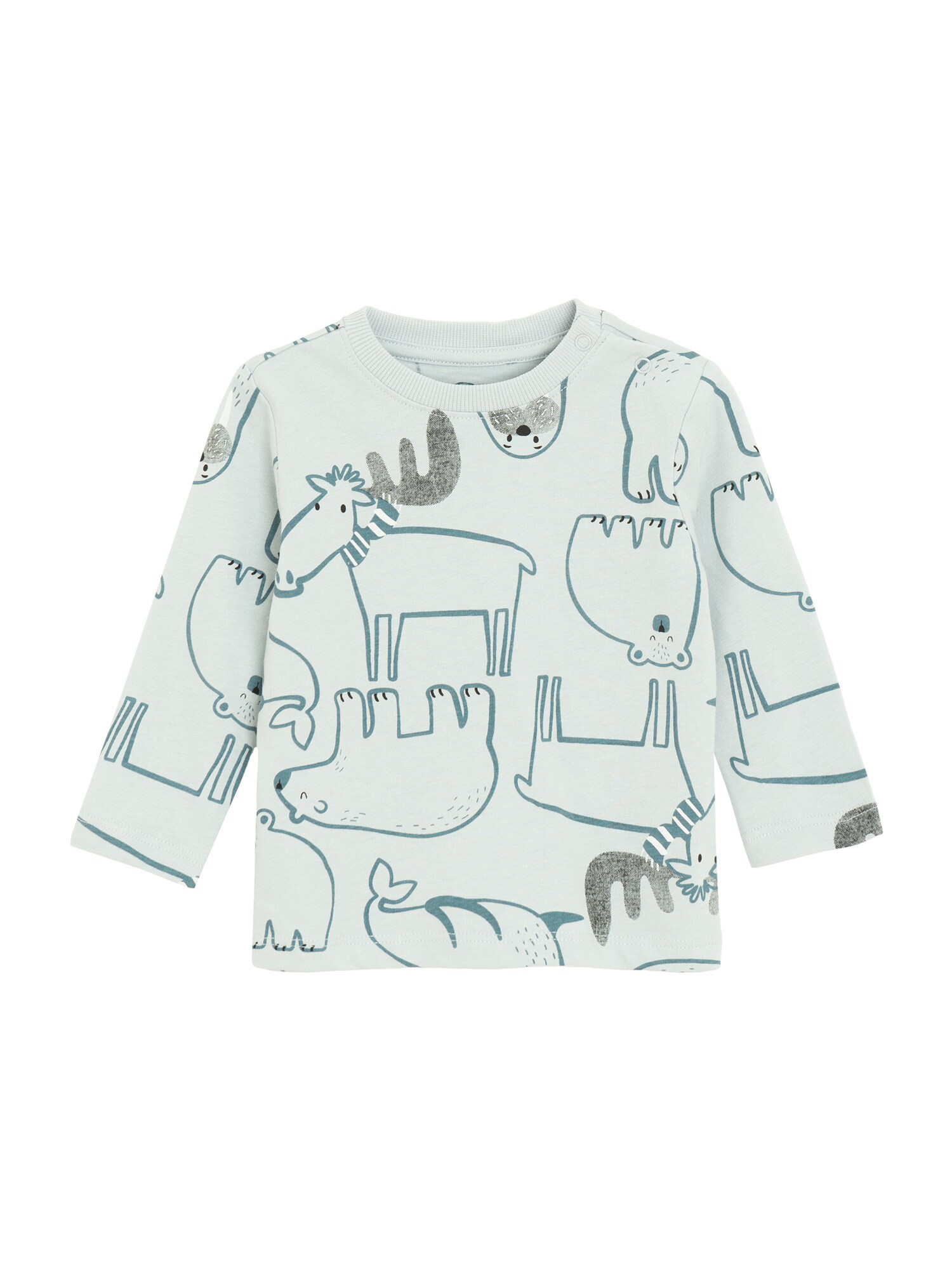 Cool Club Tricou  albastru / gri / gri deschis