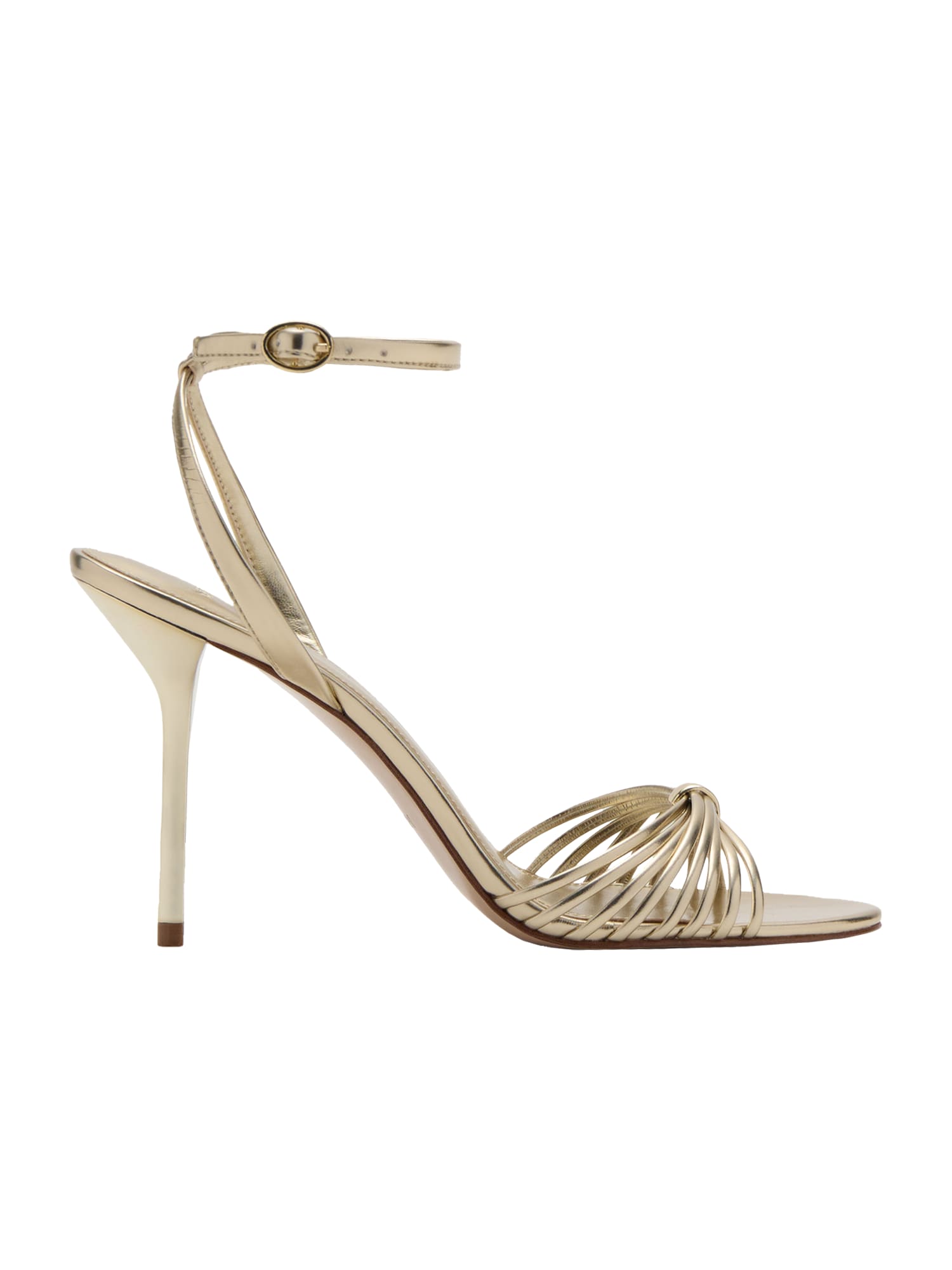 MANGO Sandale cu baretă SERENA  auriu