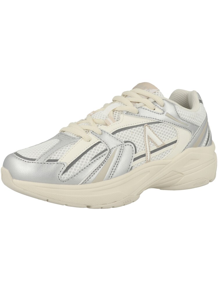 ARKK Copenhagen Sneaker low 'Oserra' Damen Größe 36 dunkelbeige / silber / weiß