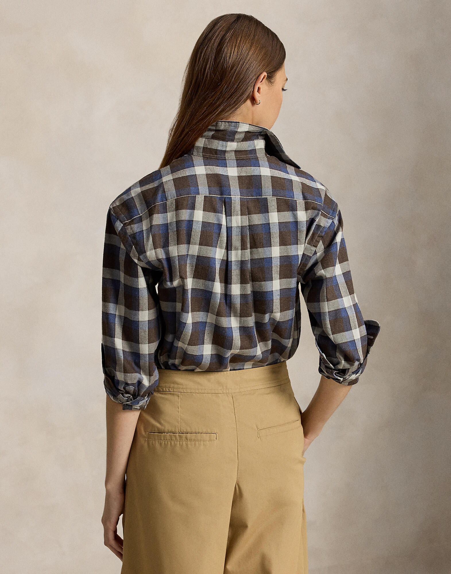 Polo Ralph Lauren Blusa navy / marrón oscuro / blanco – imagen 3