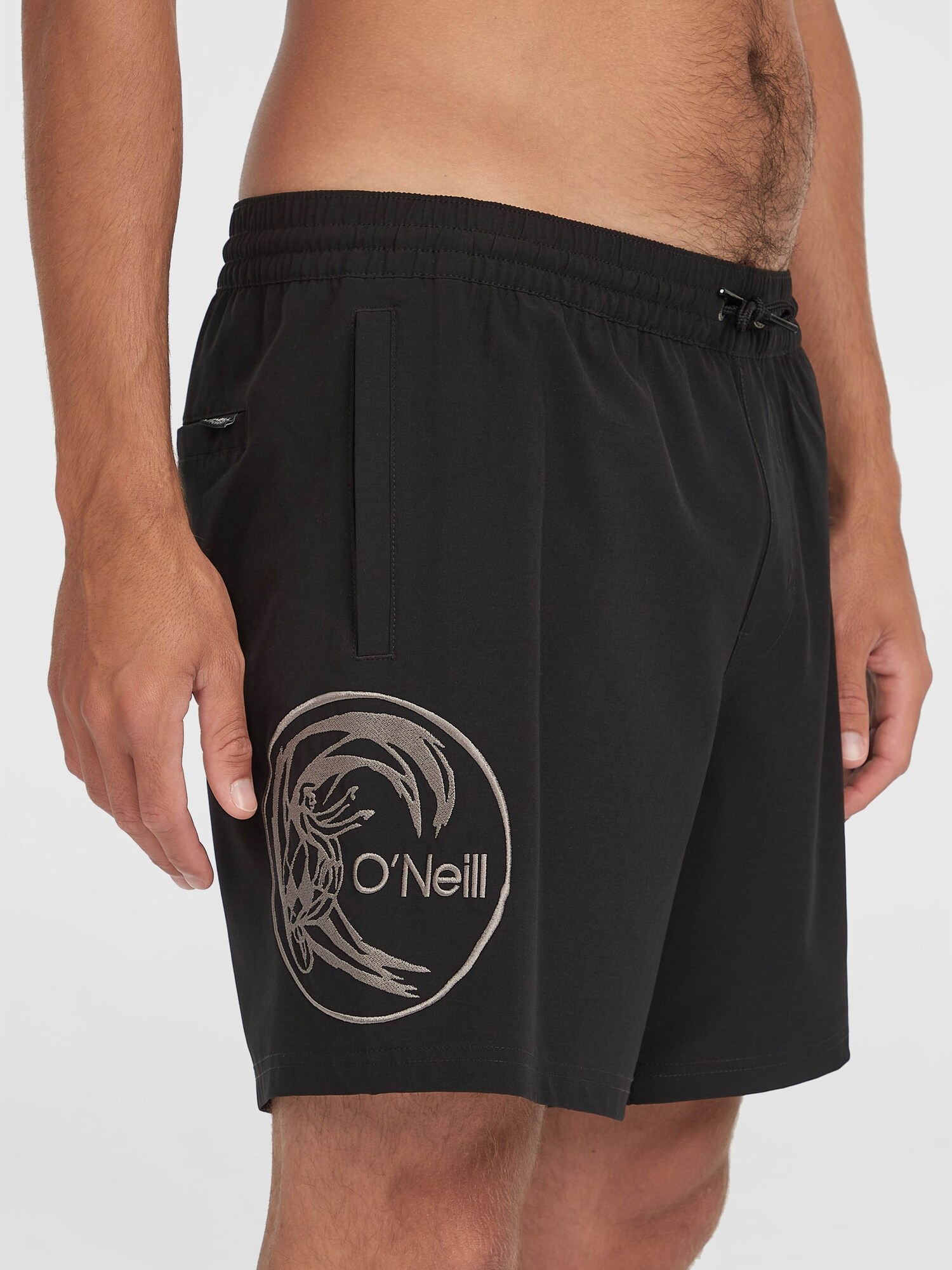 O'NEILL Plavecké šortky 'O'riginals Cali Ocean 16' dymovo šedá / čierna (obrázok 5)