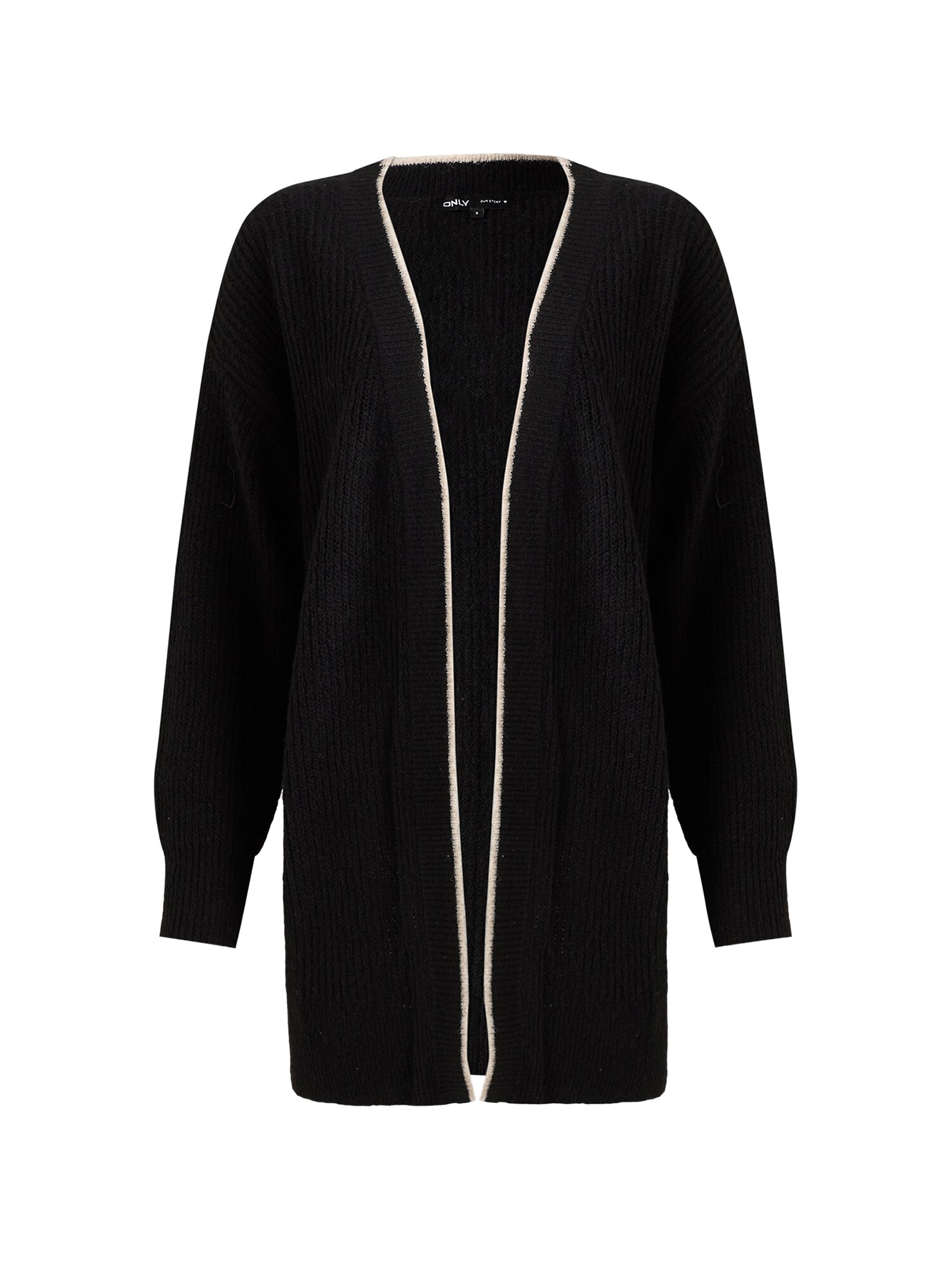 ONLY Geacă tricotată ONLHAVANNA  negru / alb