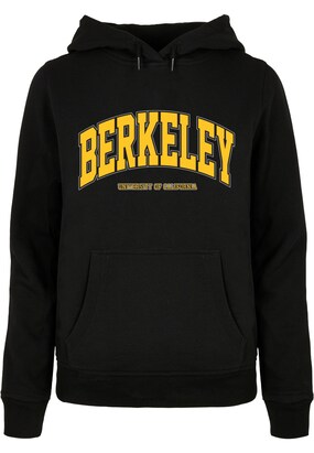 Merchcode Sweatshirt ‘Berkeley University’ Goudgeel / Zwart