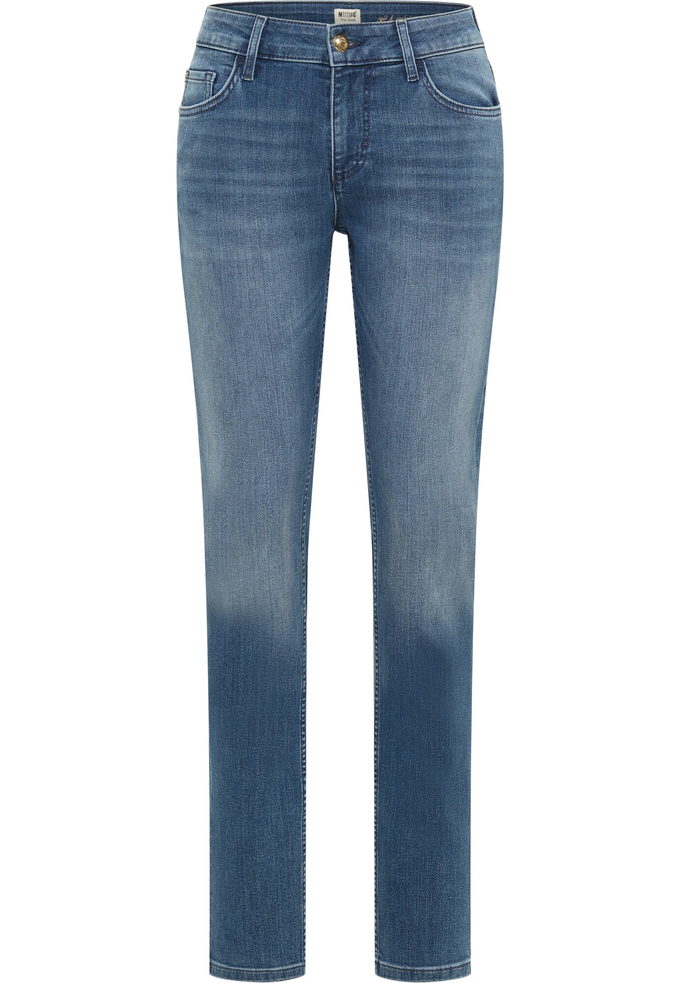 MUSTANG Jeans blau / braun / offwhite