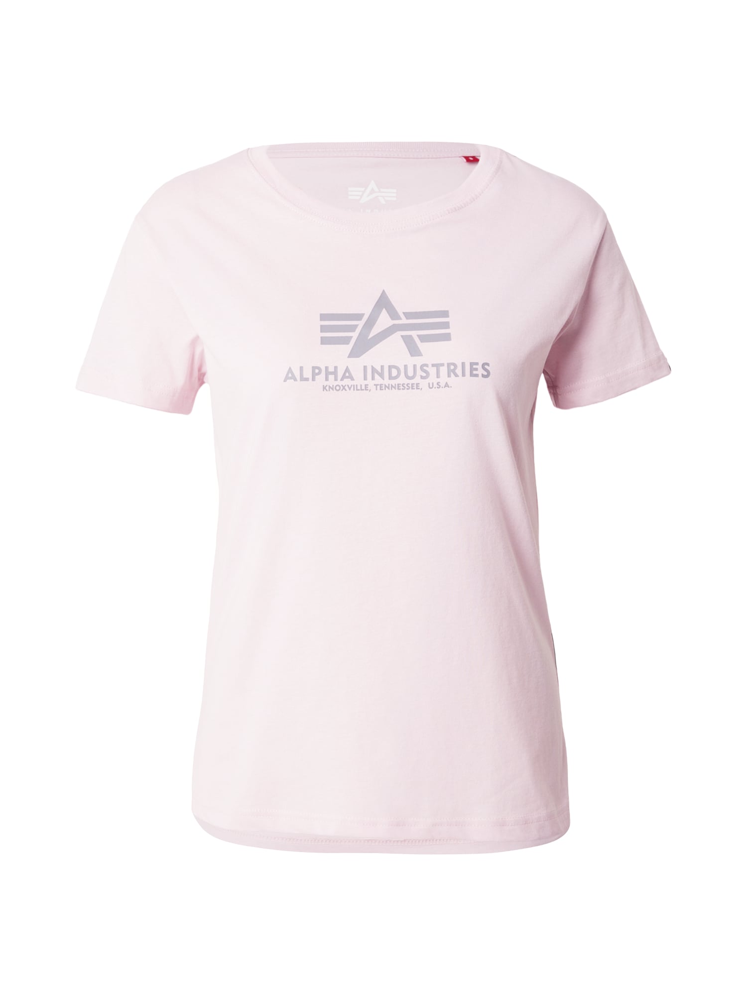 ALPHA INDUSTRIES Tricou gri închis / mov prună