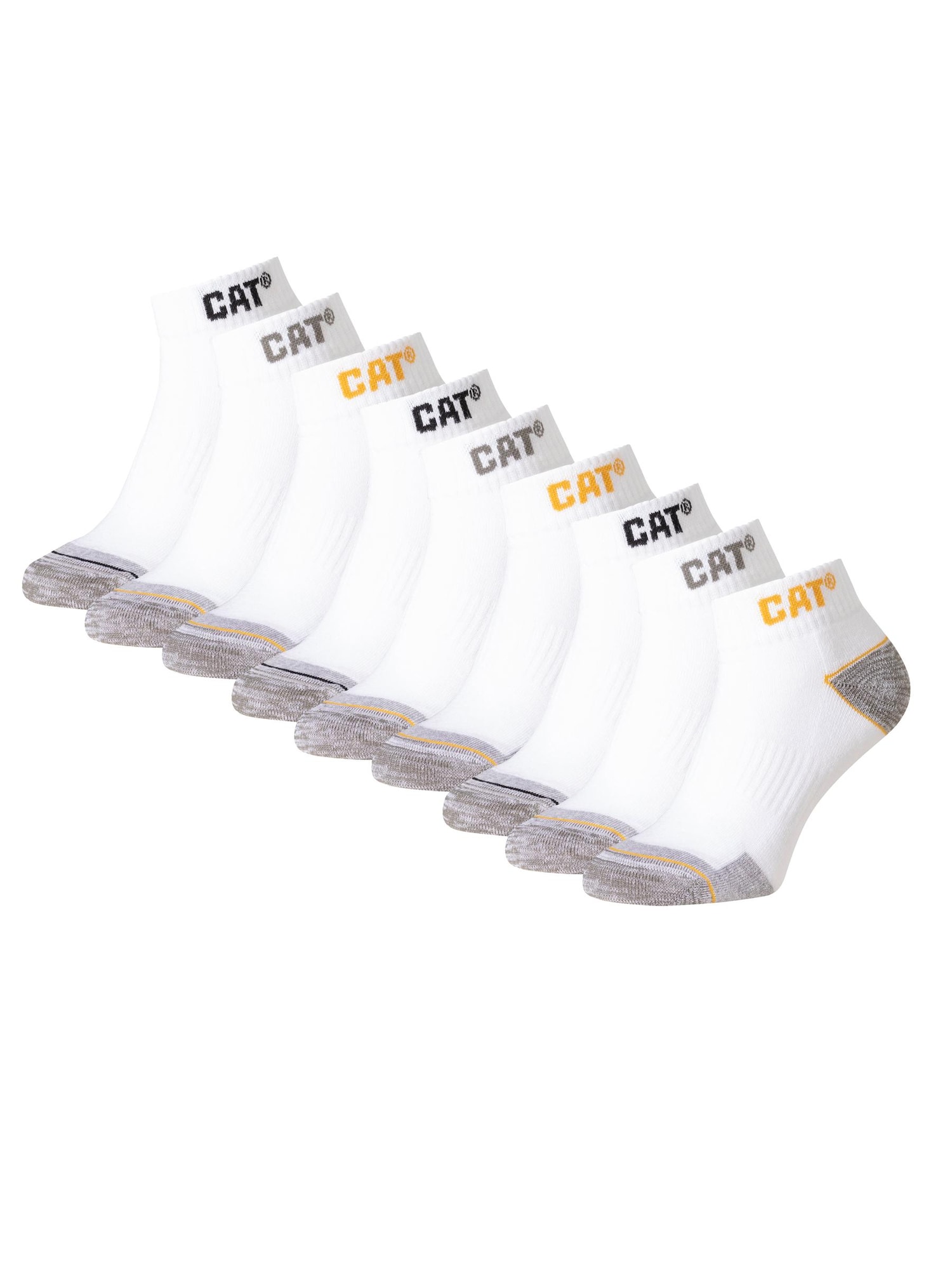 Caterpillar Füßlinge Cat Enkelsokken Heren Work Sneakers 9-paar Korte Werksokken