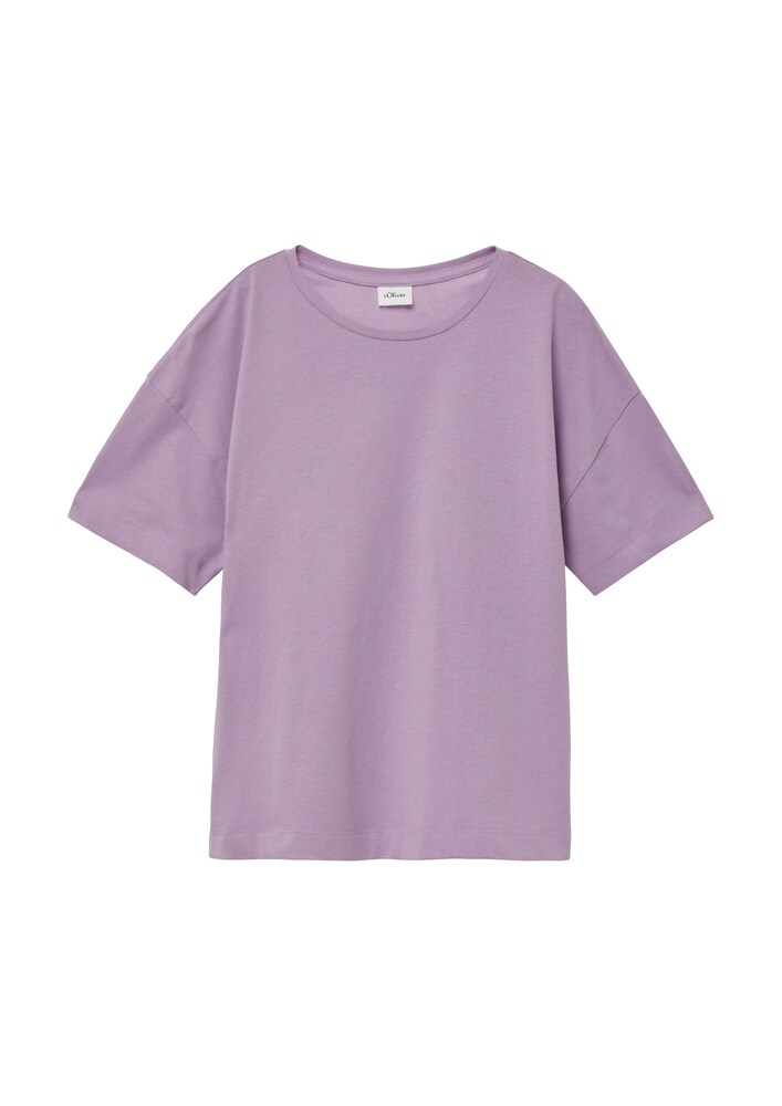 s.Oliver Shirt Mädchen Größe 146/152 lavendel / schwarz