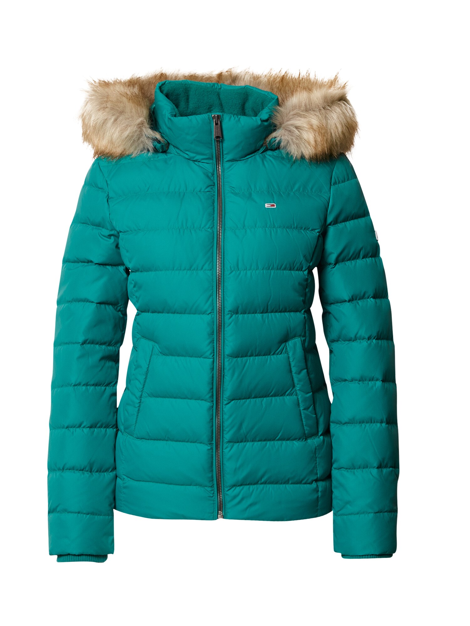 Tommy Jeans Žieminė striukė  žalia