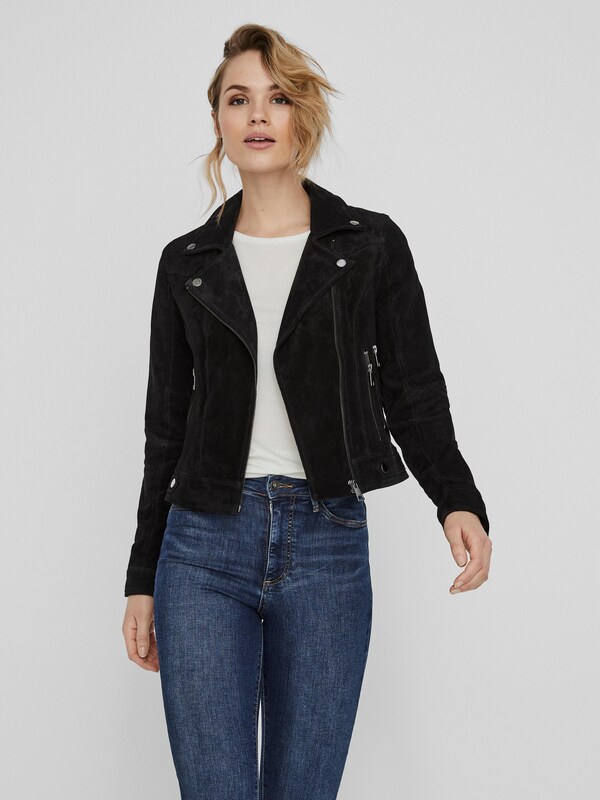 Vero Moda Roycesalon Kurze Wildlederjacke