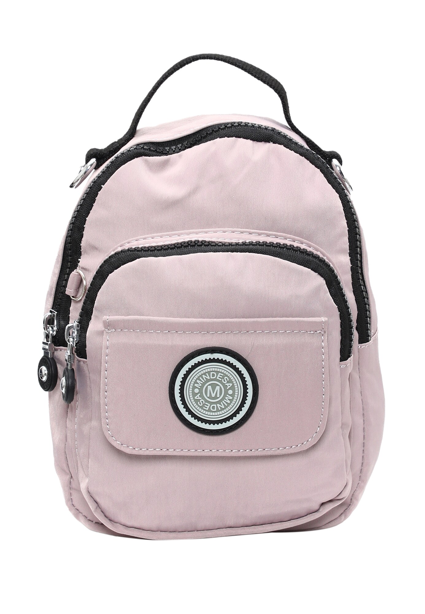 Mindesa Rucsac  gri / mov liliachiu / negru