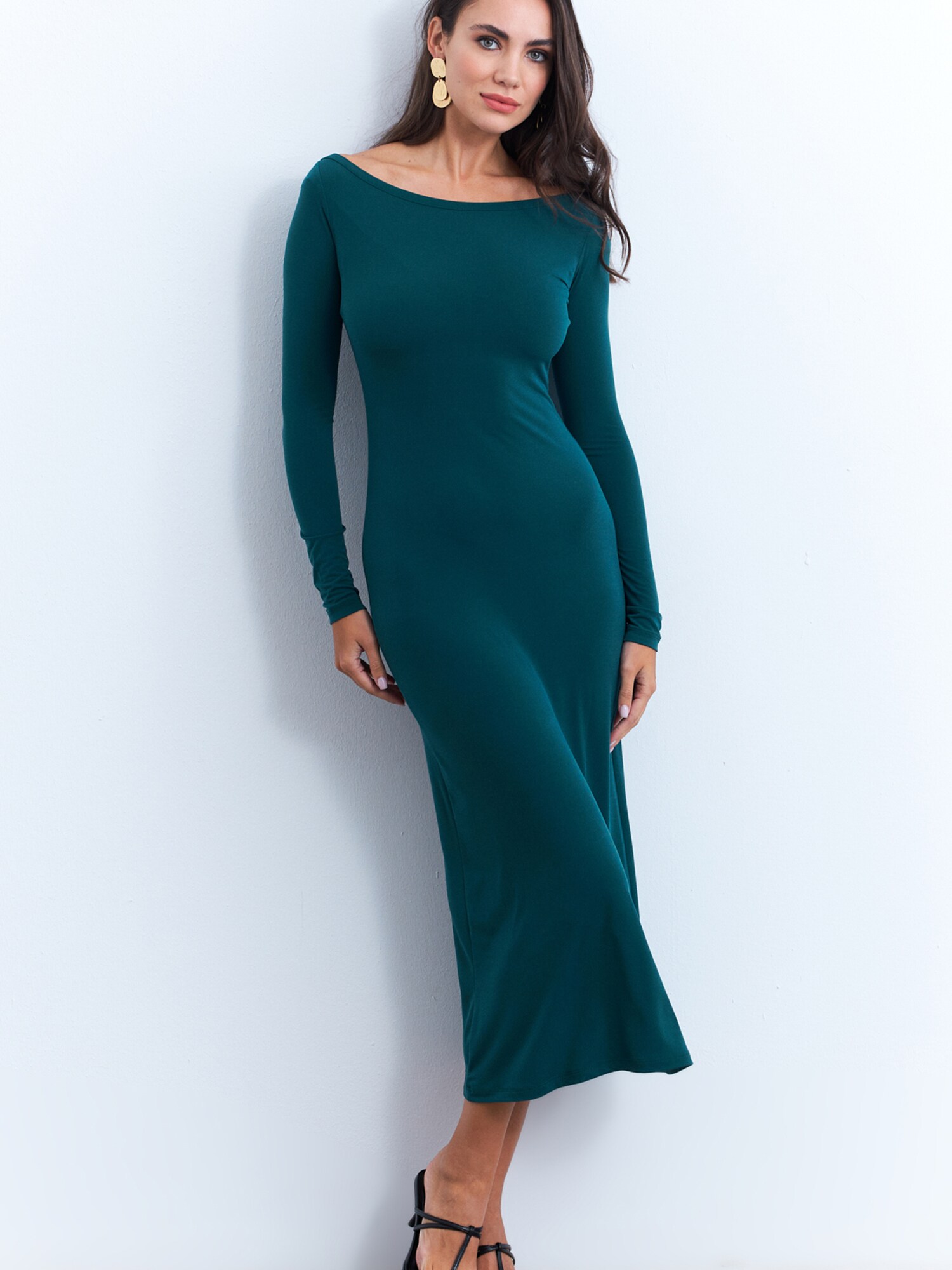 Cool & Sexy Rochie  verde petrol