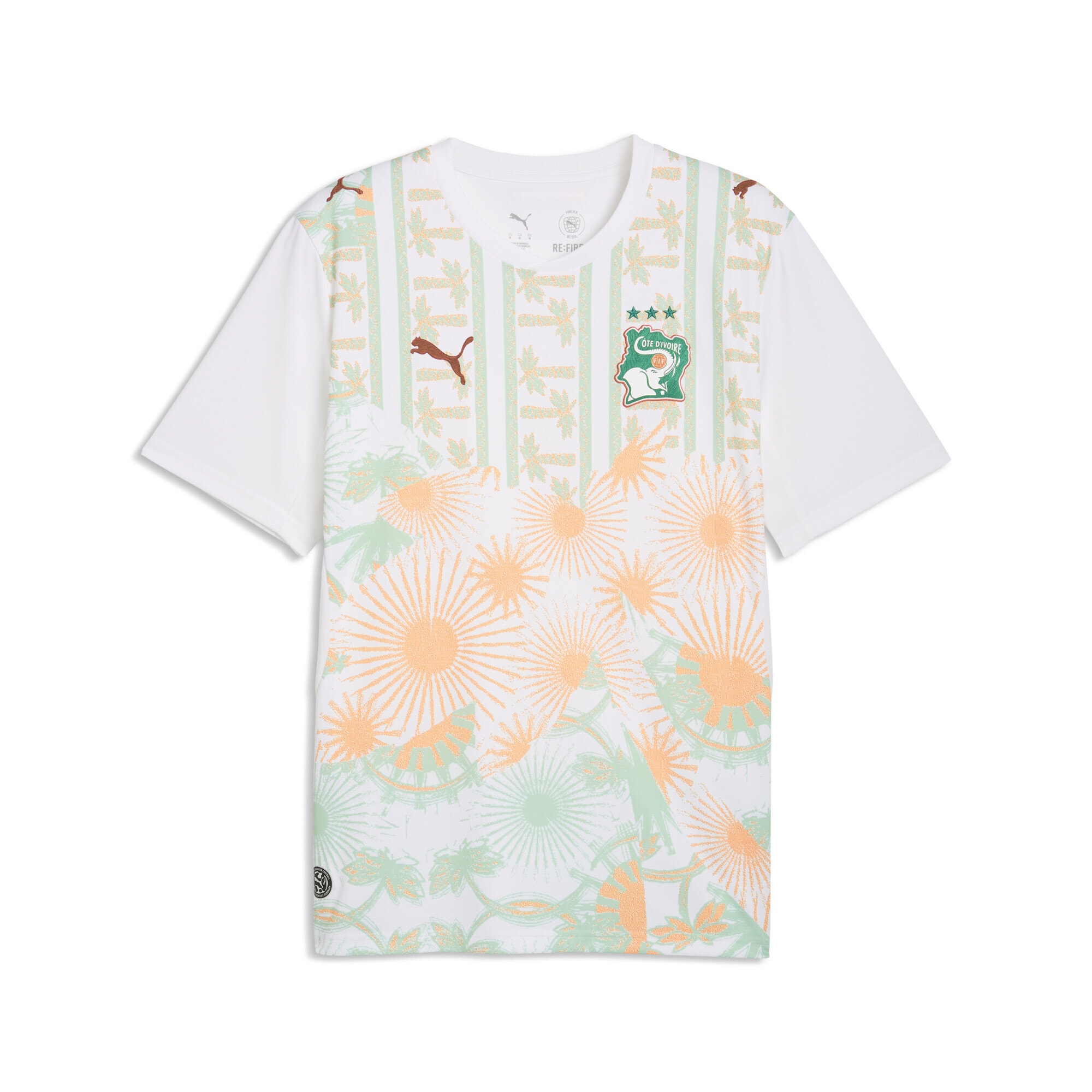Puma Tricot Mintgroen / Abrikoos / Wit