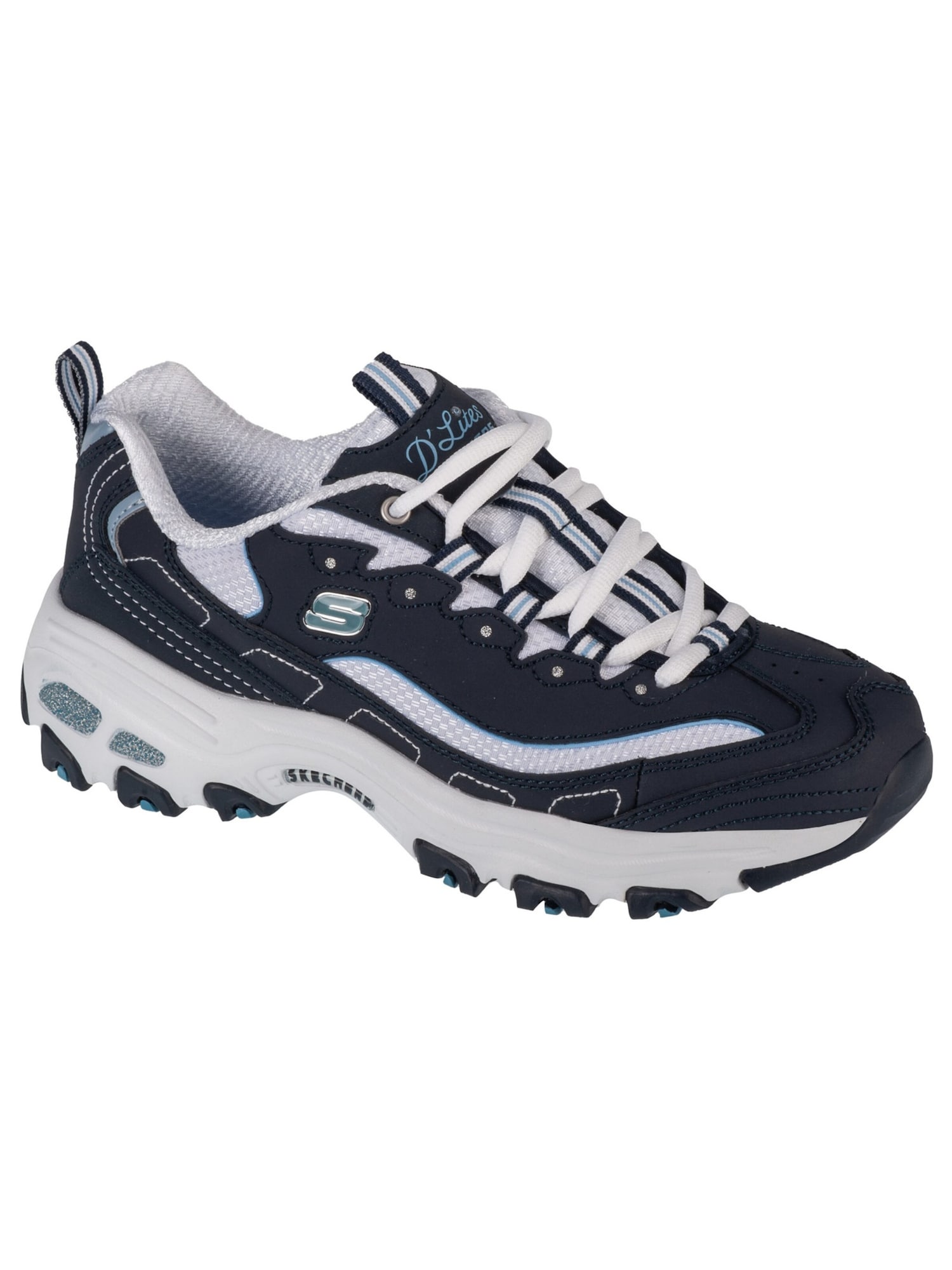 SKECHERS Pantofi sport Skechers DLites - Biggest Fan albastru închis