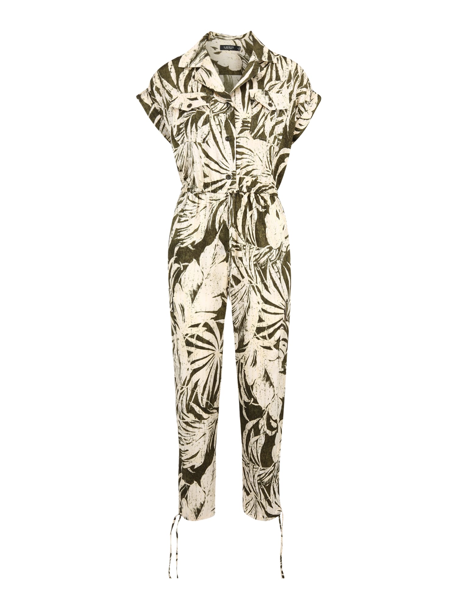 Lauren Ralph Lauren Petite Vienos dalies kostiumas 'VALANYA' alyvuogių spalva / nebalintos drobės spalva