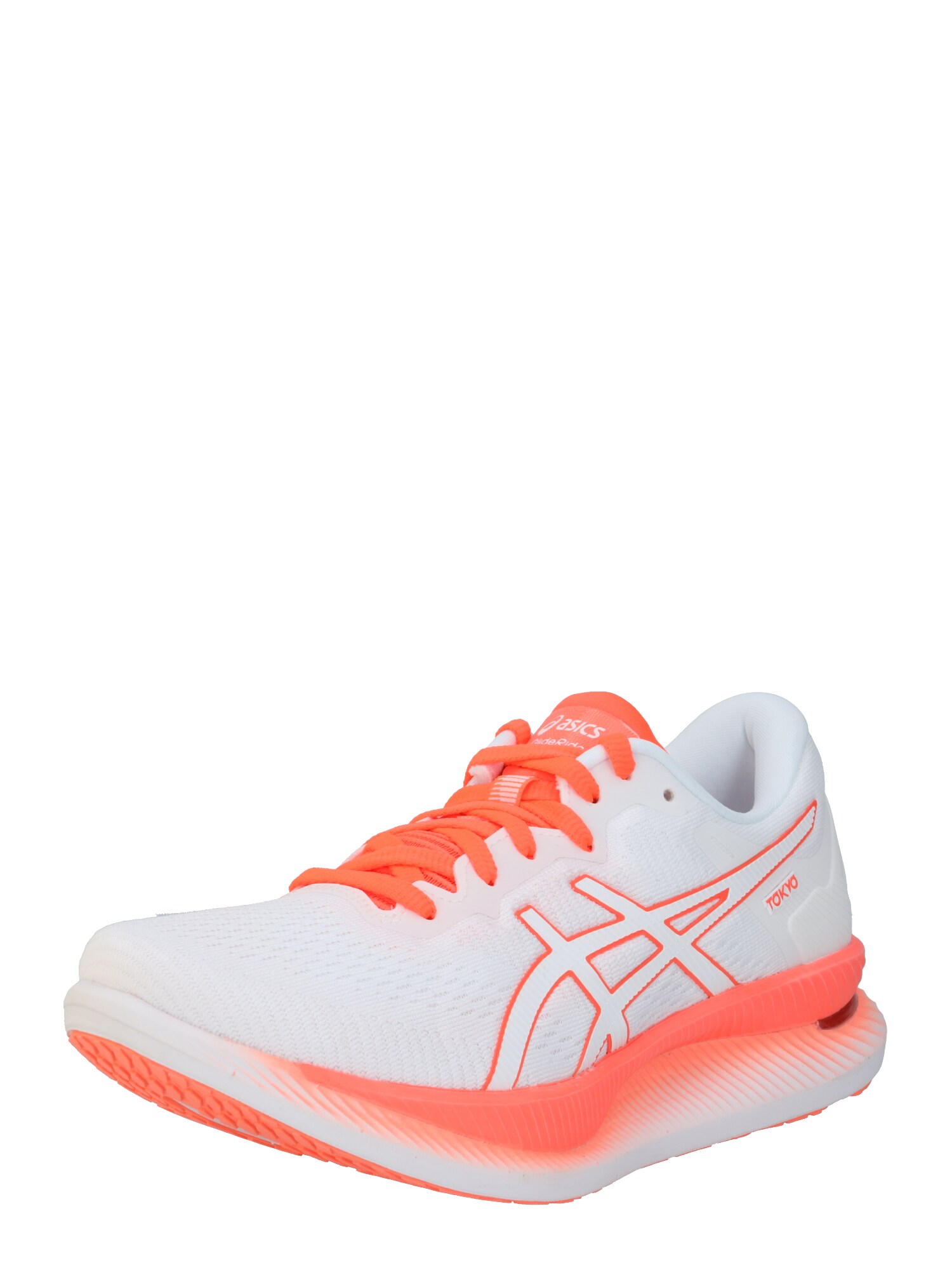 ASICS Bėgimo batai 'GLIDERIDE TOKYO'  neoninė oranžinė / balta