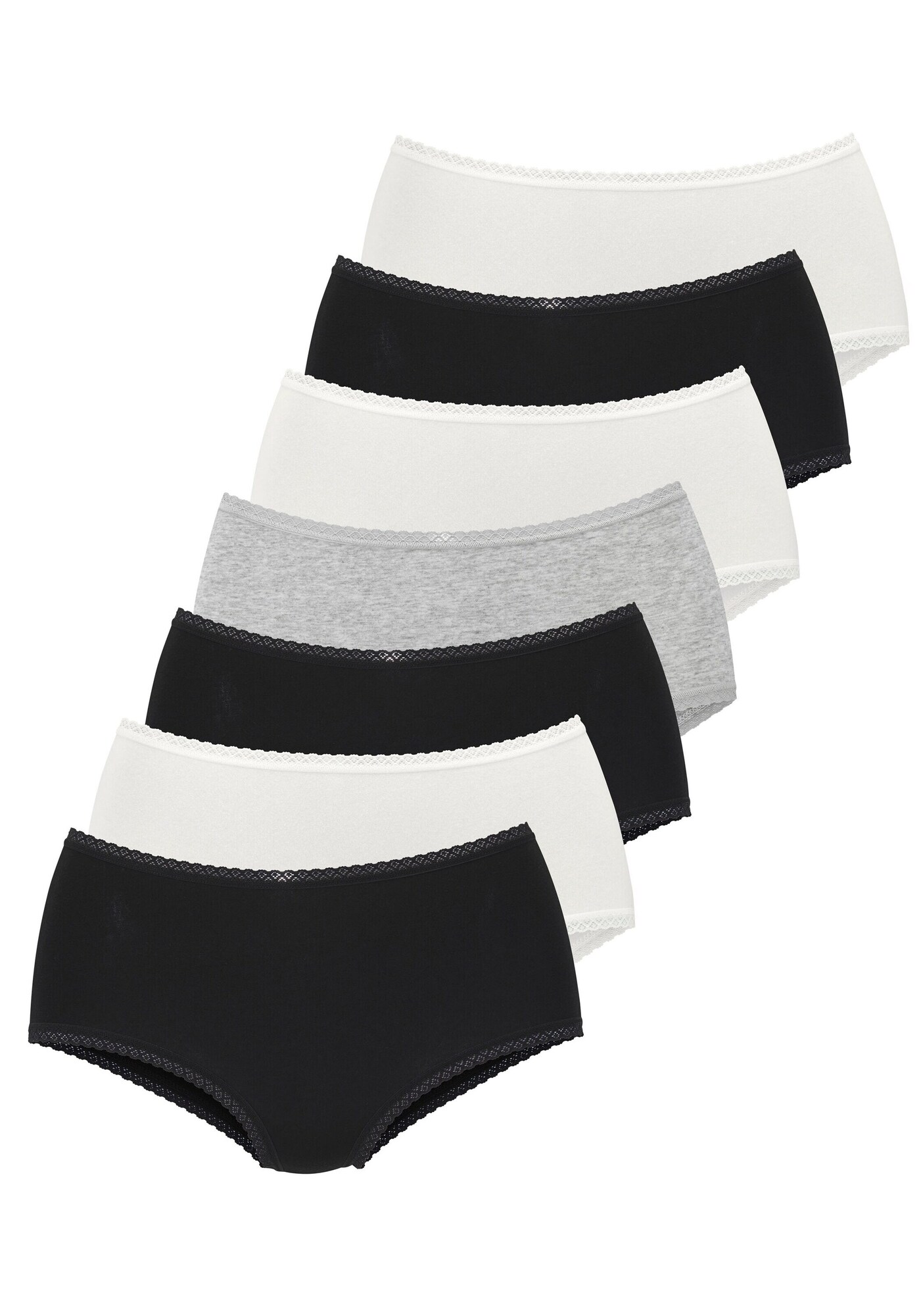 VIVANCE Slip  gri piatră / negru / alb