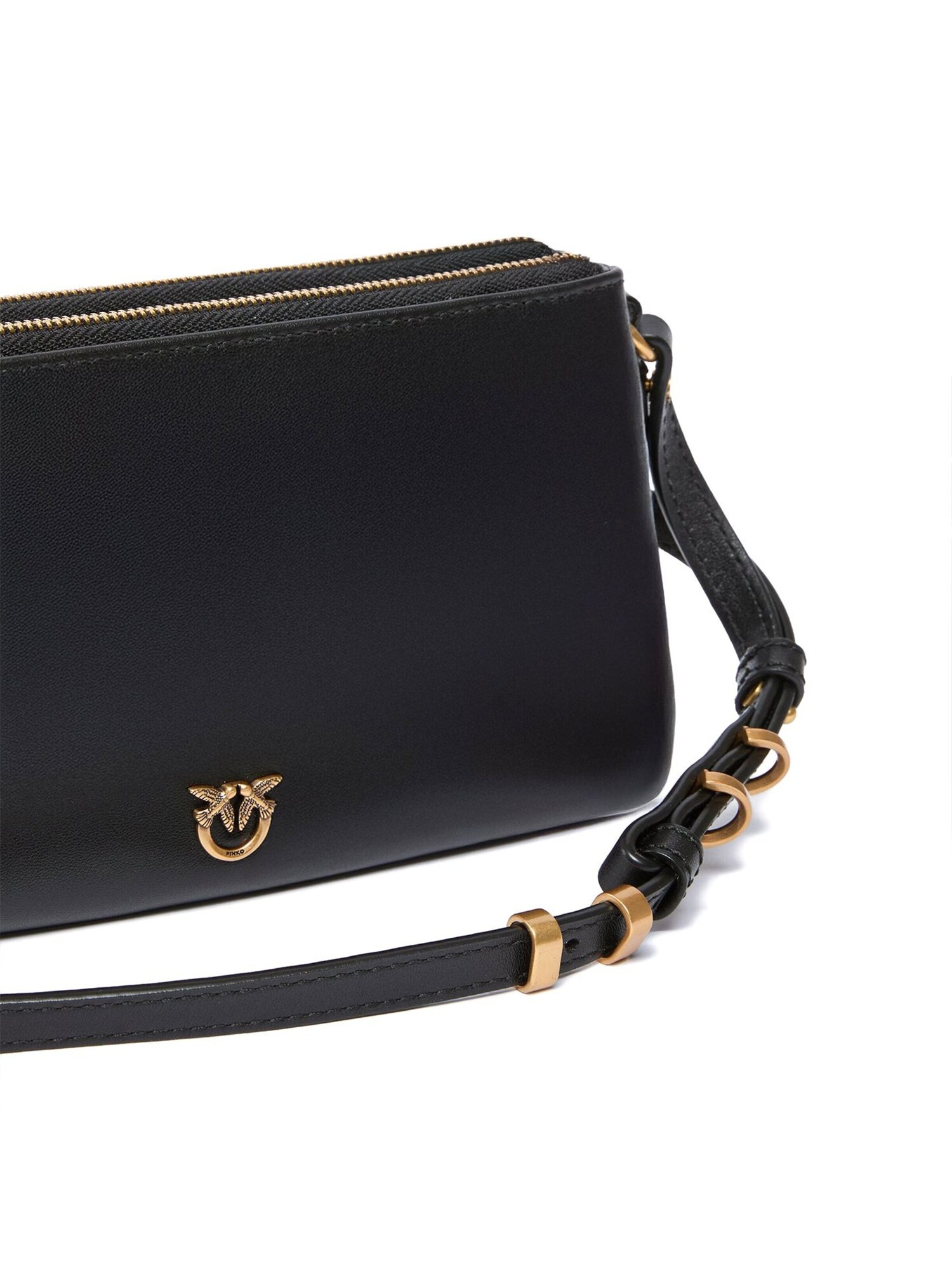 PINKO Bolso de hombro  negro – imagen 4