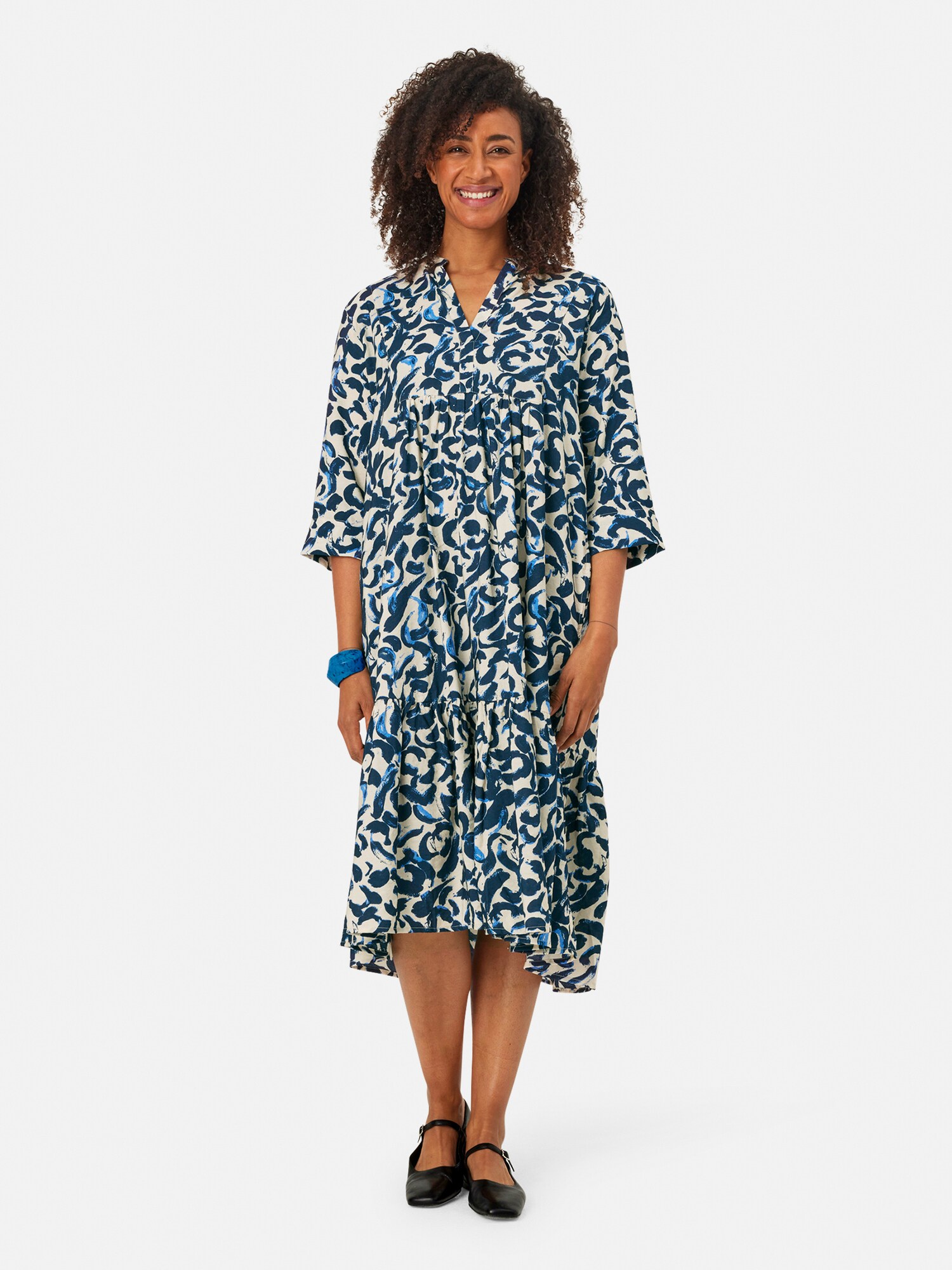 Thumbnail - Masai Wadenlanges Blusenkleid MaNitzan