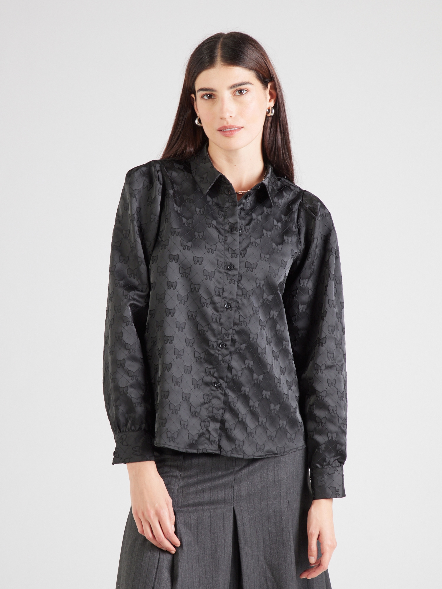 VERO MODA Blúz 'Viga'  fekete termék 2. képe