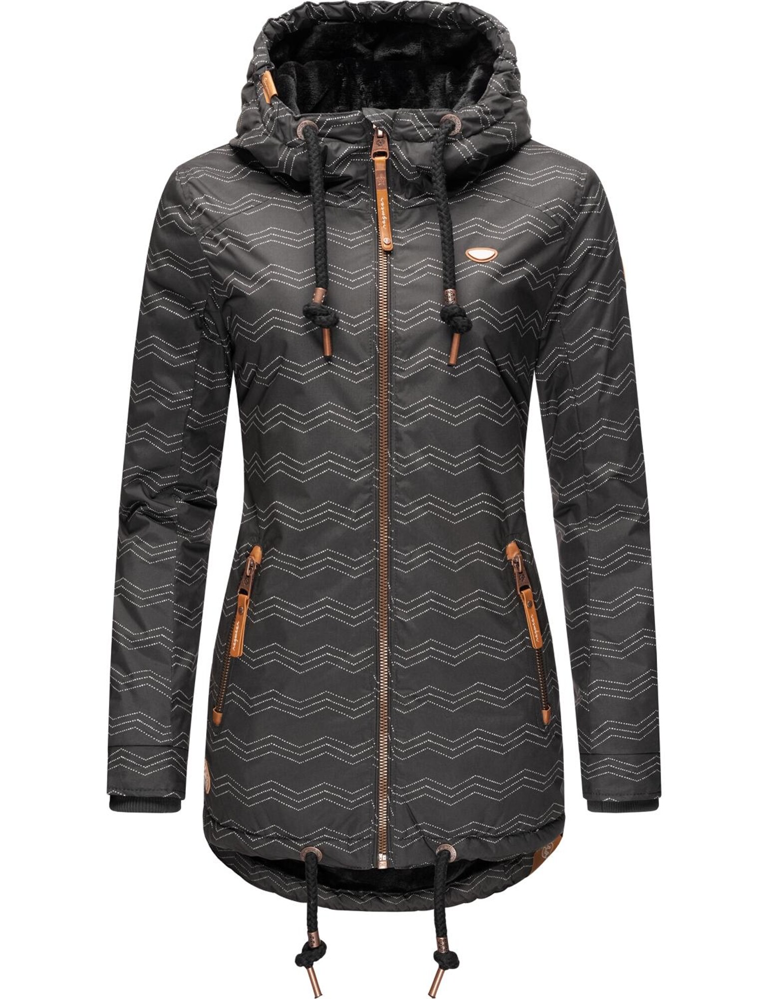 Ragwear Funkcinė striukė  'Zuzka'  juoda