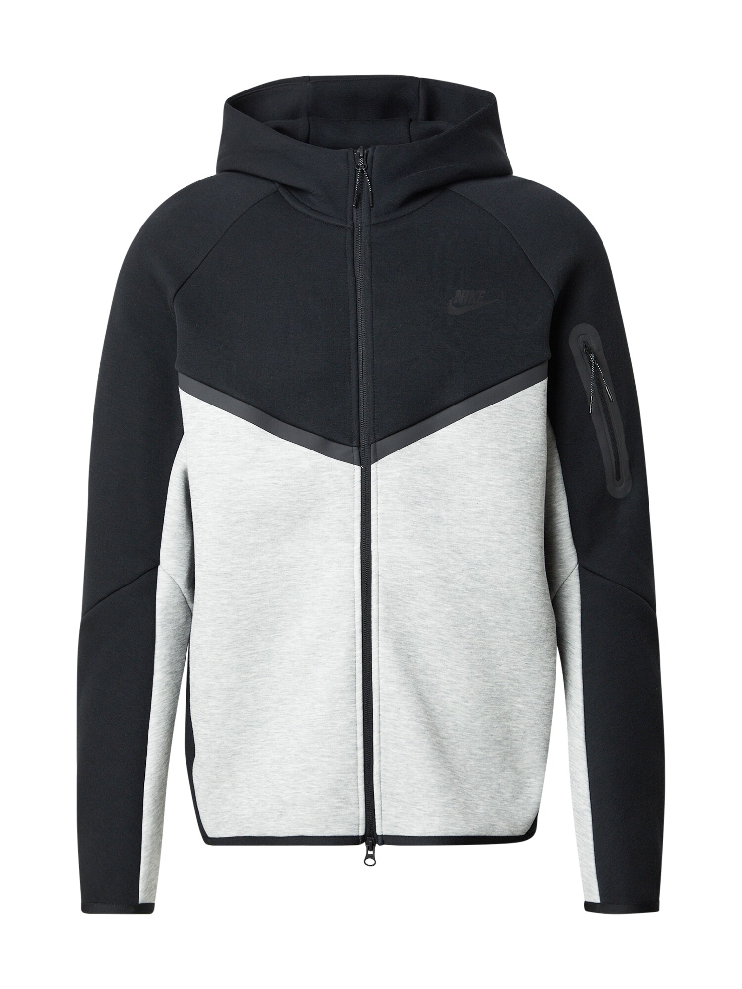 Nike Sportswear Hanorac TECH FLEECE  gri deschis / negru
