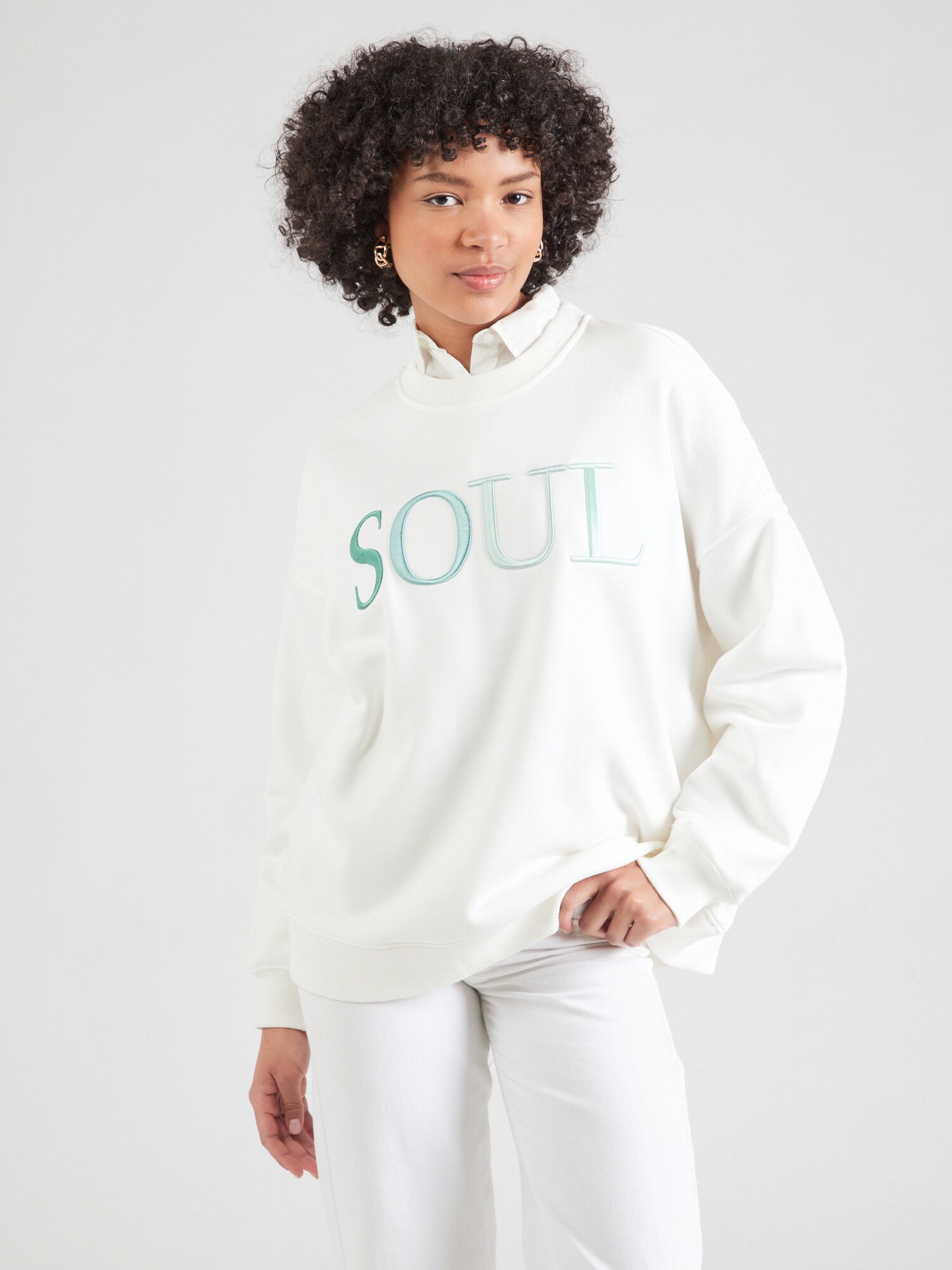 Smith&Soul Tréning póló  menta / piszkosfehér termék 2. képe
