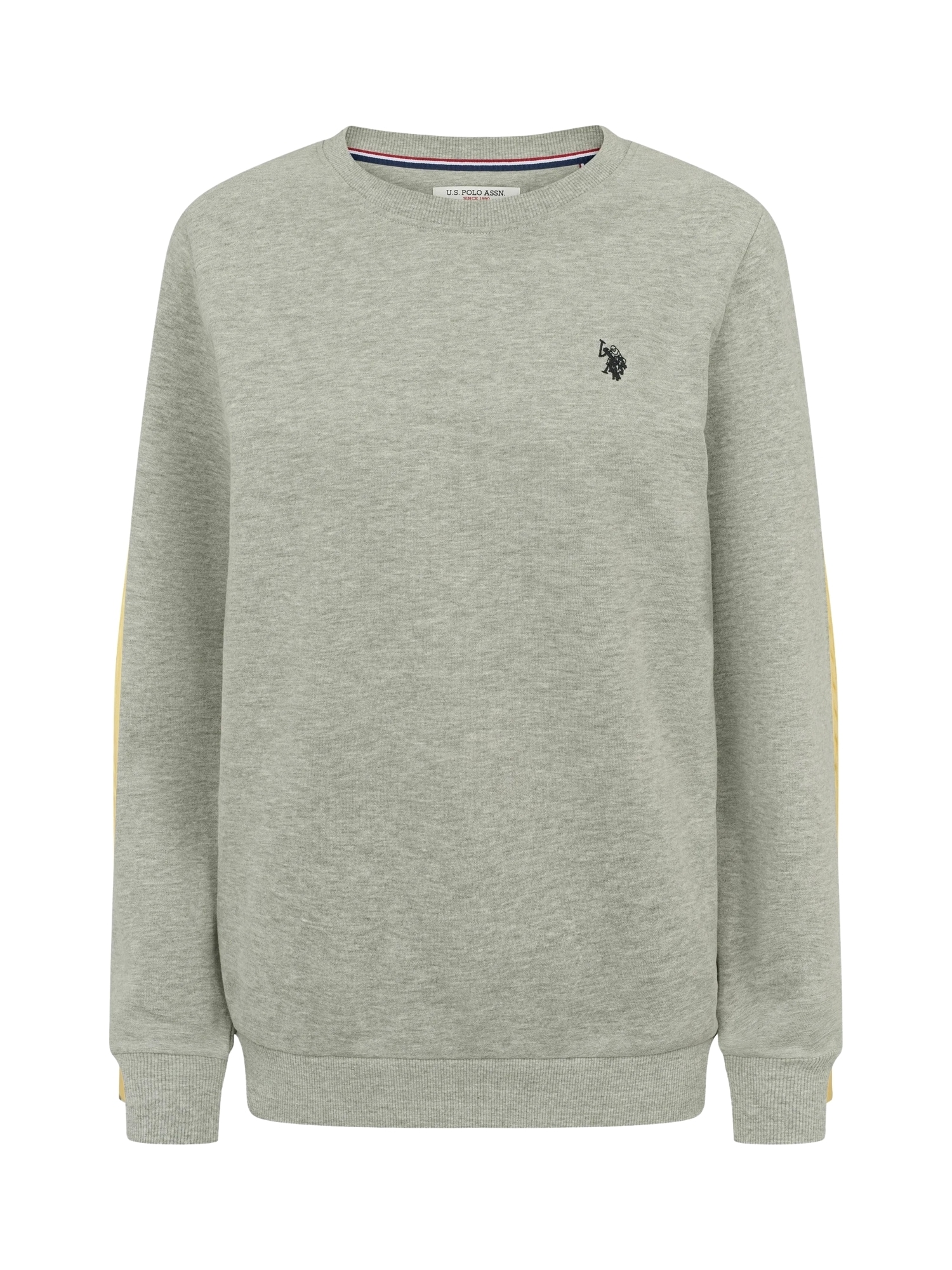 U.S. POLO ASSN. Bluză de molton UWHelen gri amestecat / negru