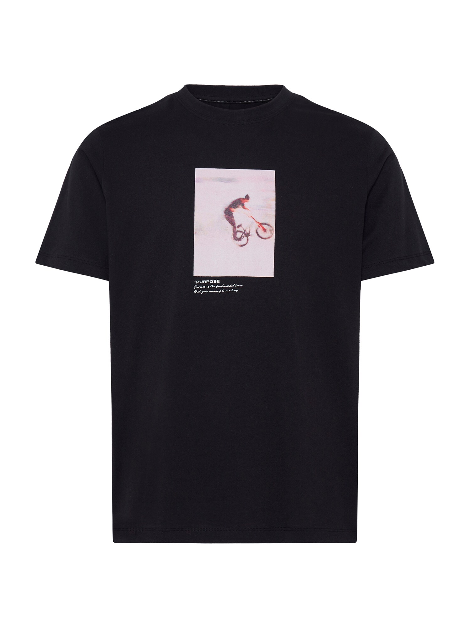 BLEND Tricou 'BHKOLE PHOTOPRINT'  bleumarin / maro / roz / alb